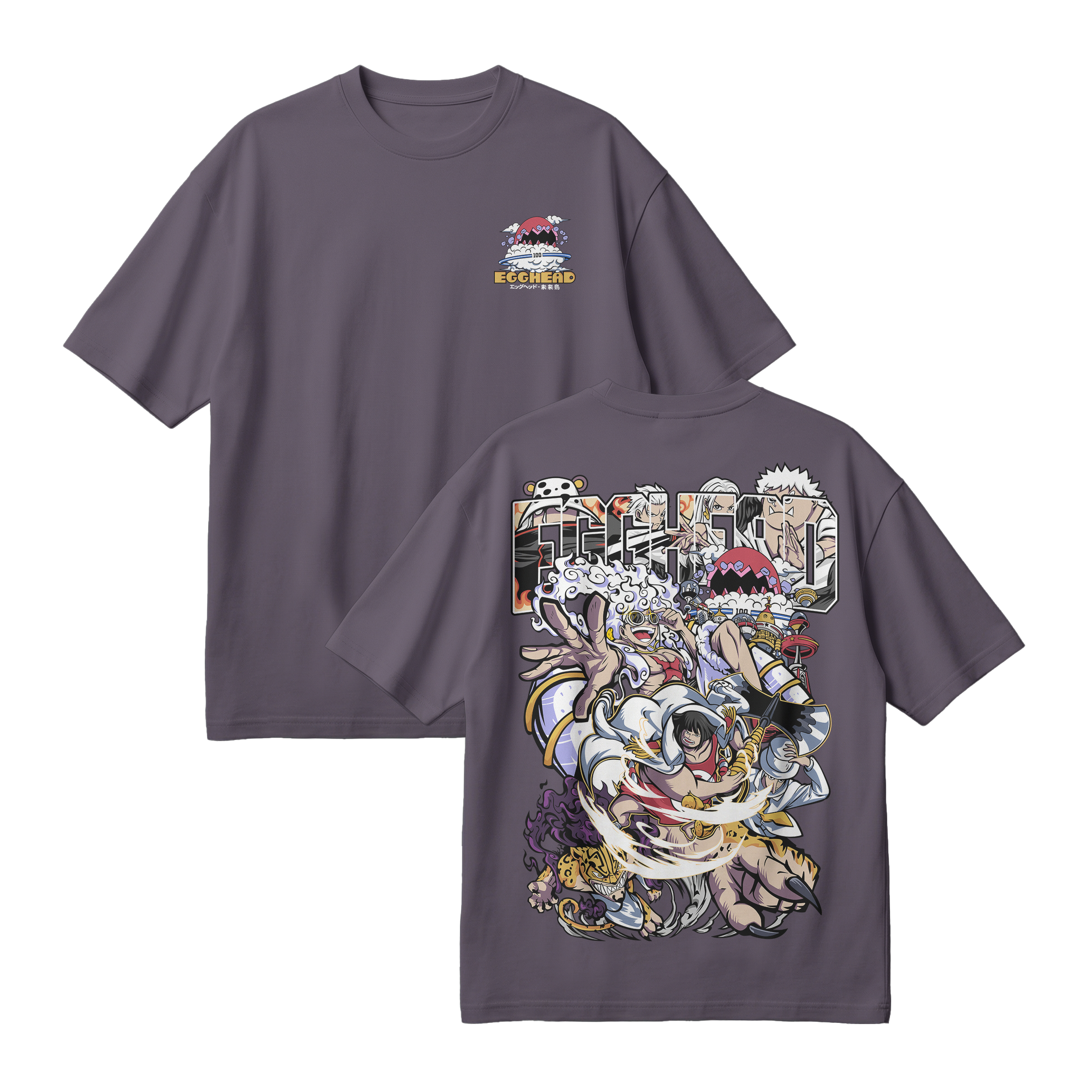 Anime One Piece Egghead Arc Oversized T-Shirt - RZM013