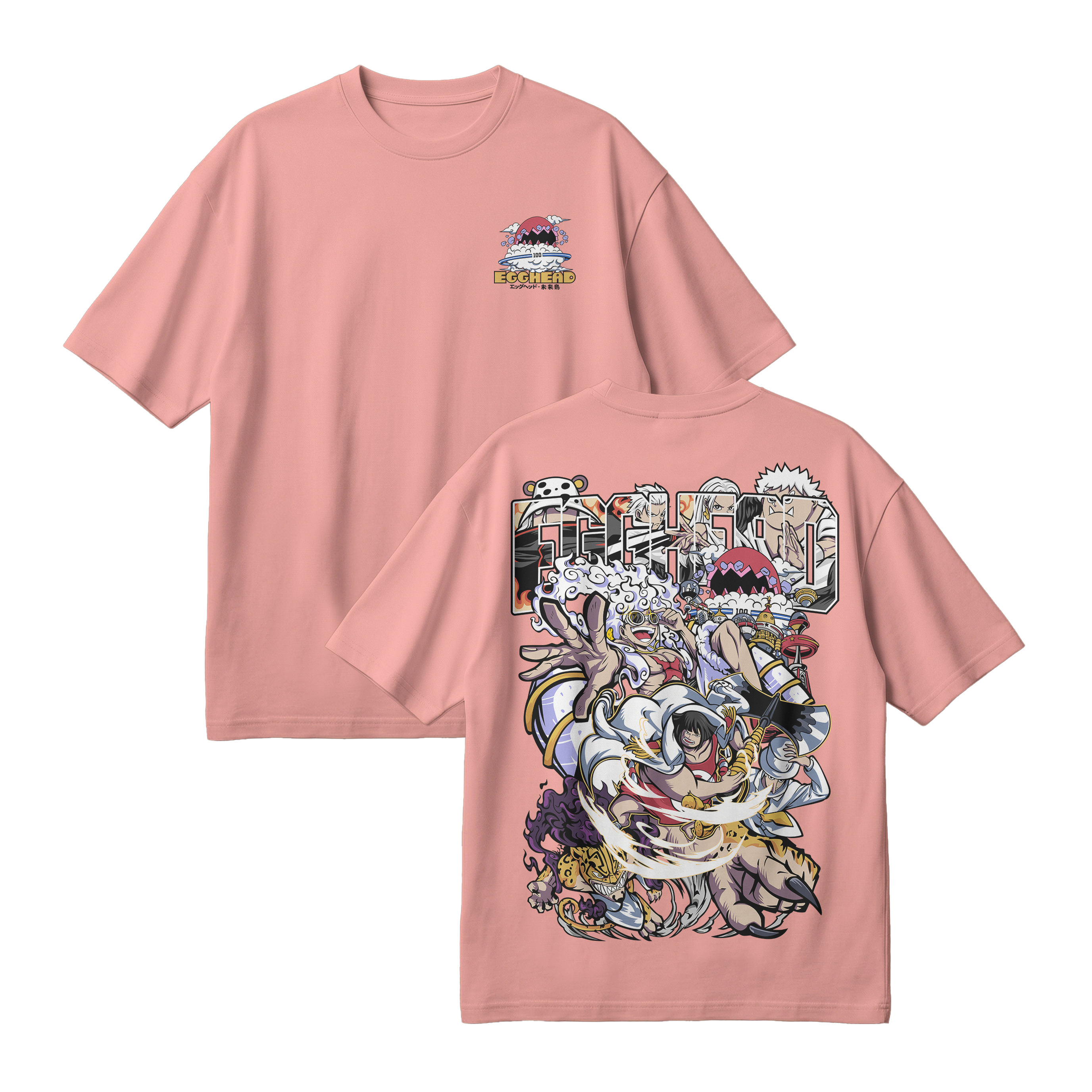 Anime One Piece Egghead Arc Oversized T-Shirt - RZM013
