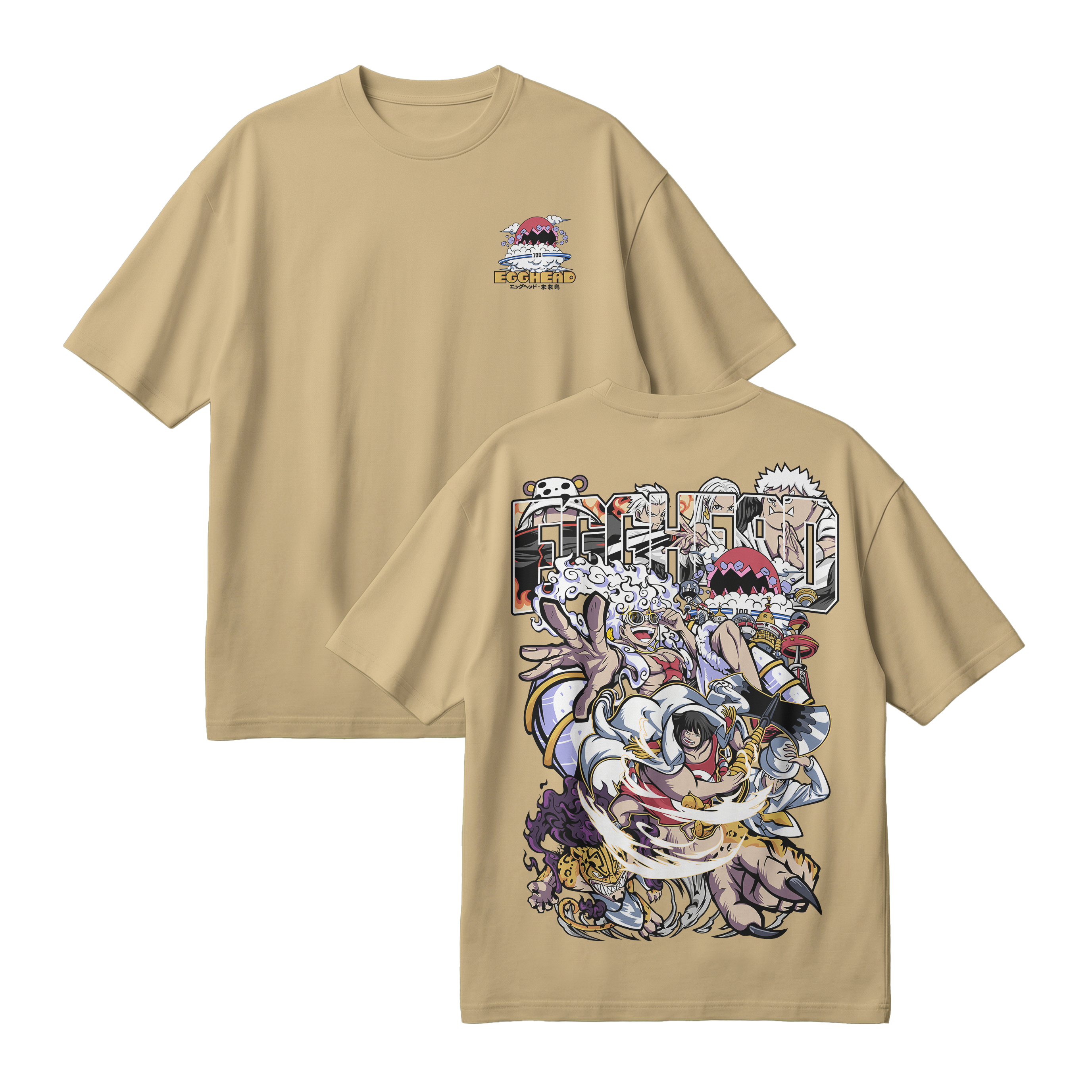 Anime One Piece Egghead Arc Oversized T-Shirt - RZM013