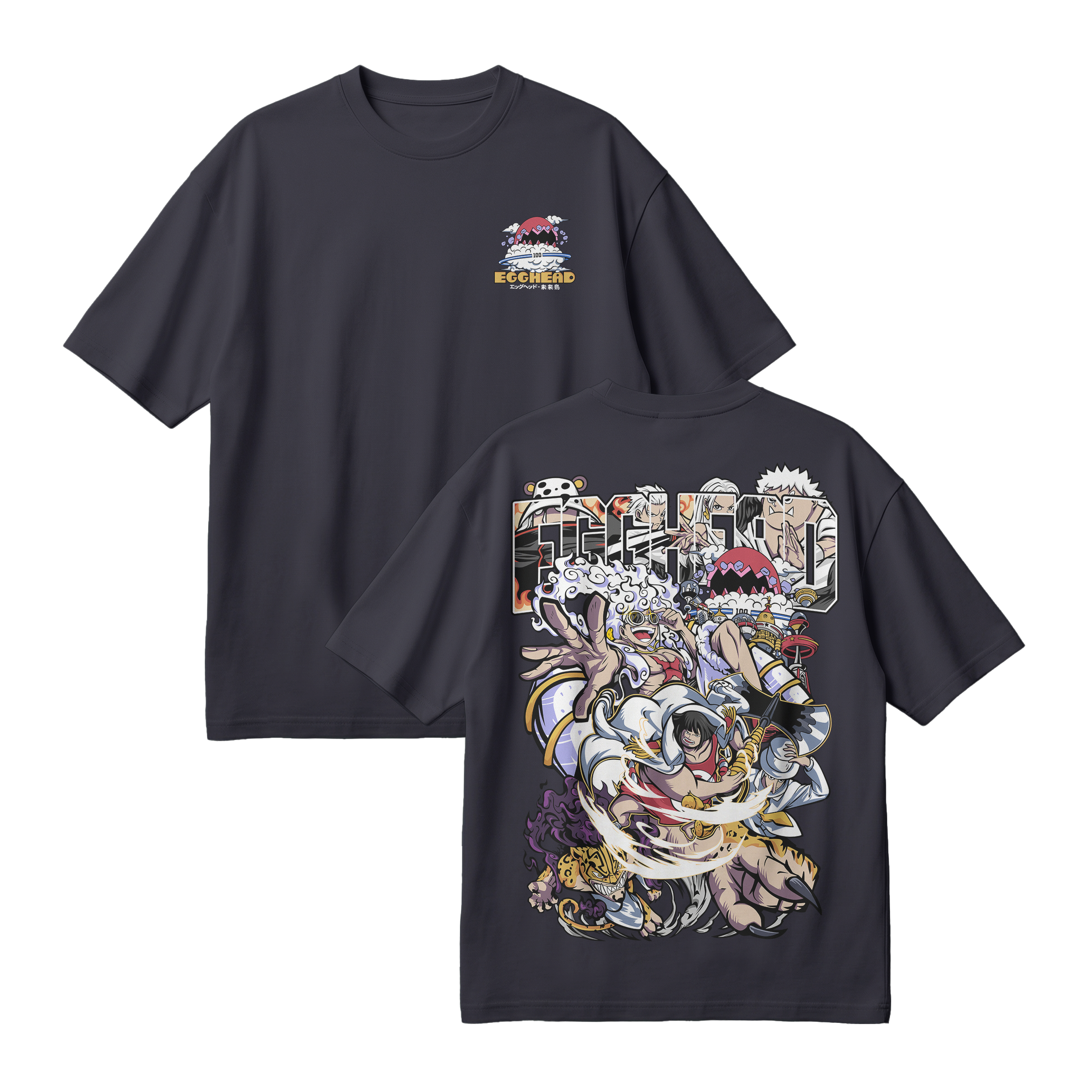 Anime One Piece Egghead Arc Oversized T-Shirt - RZM013