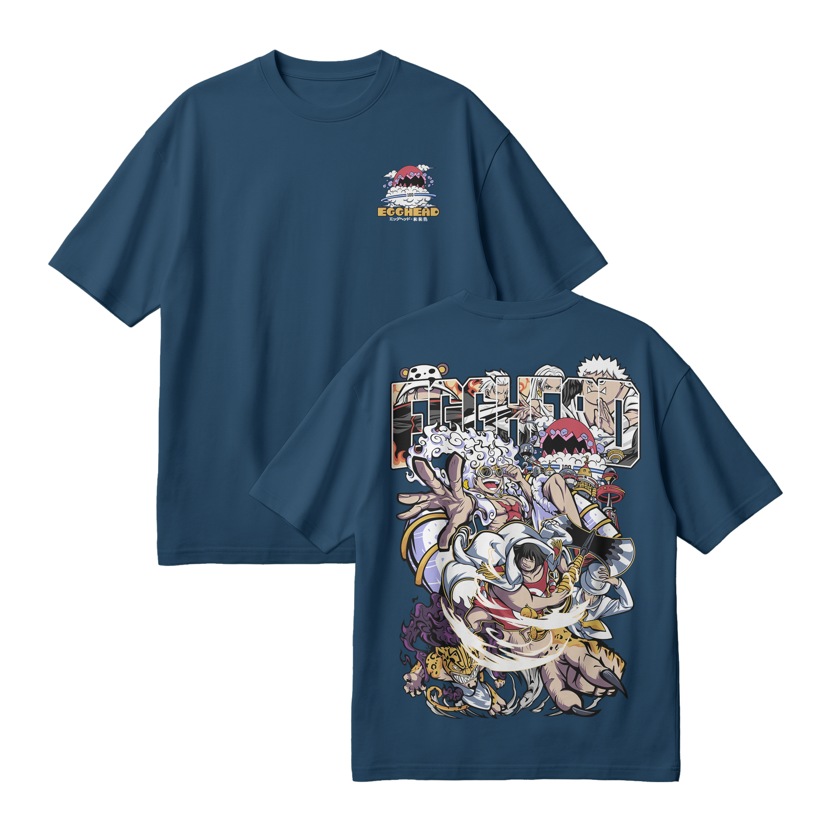 Anime One Piece Egghead Arc Oversized T-Shirt - RZM013