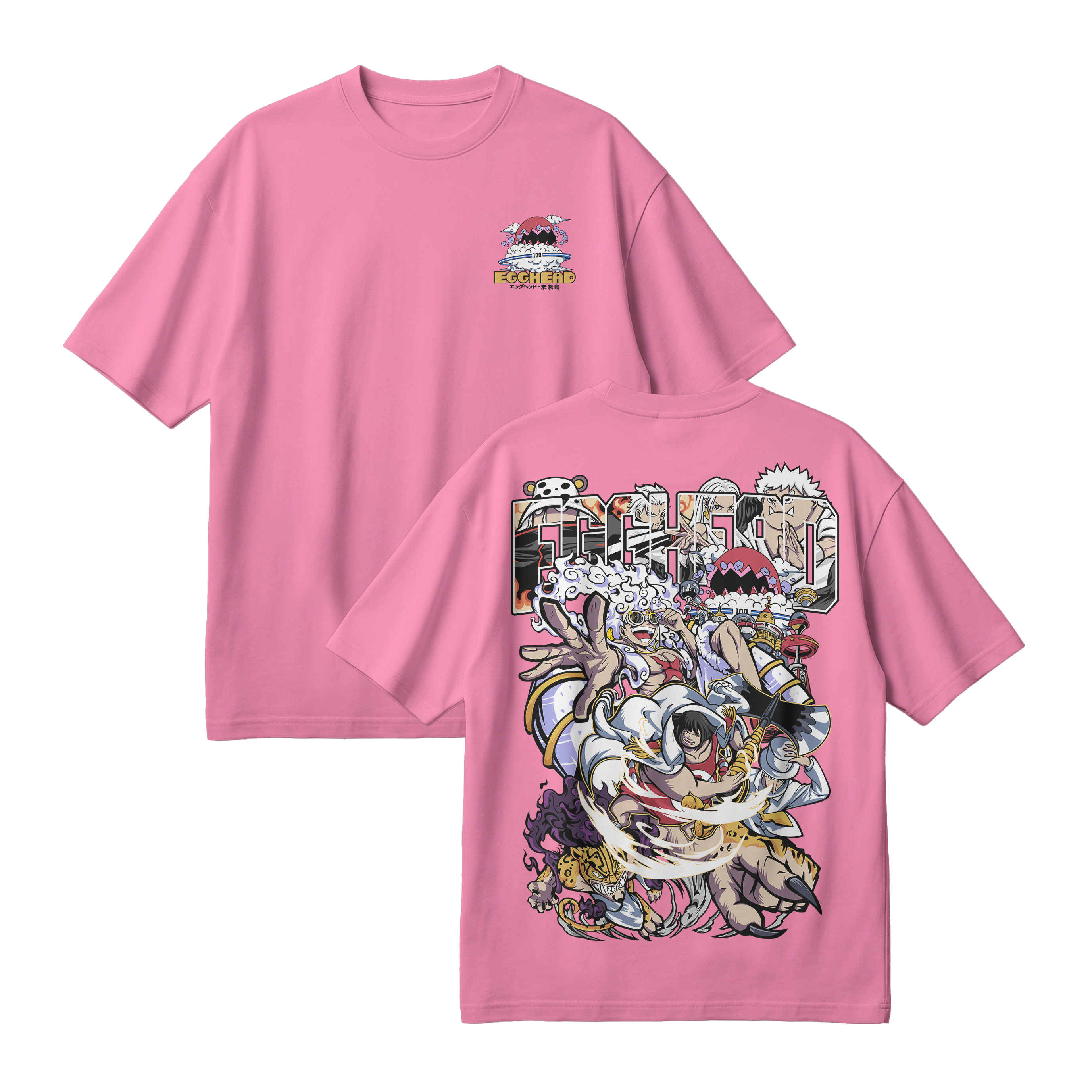 Anime One Piece Egghead Arc Oversized T-Shirt - RZM013