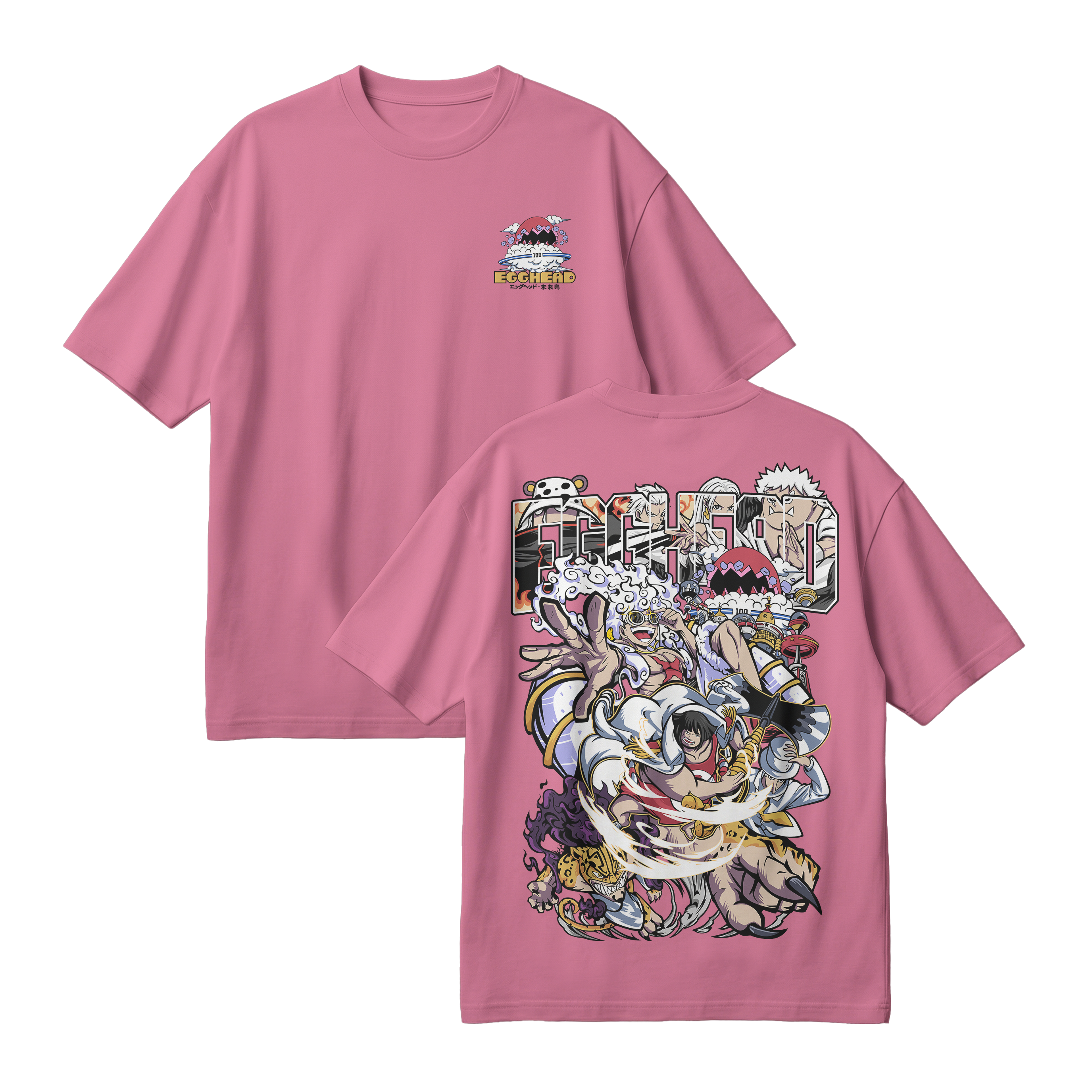 Anime One Piece Egghead Arc Oversized T-Shirt - RZM013