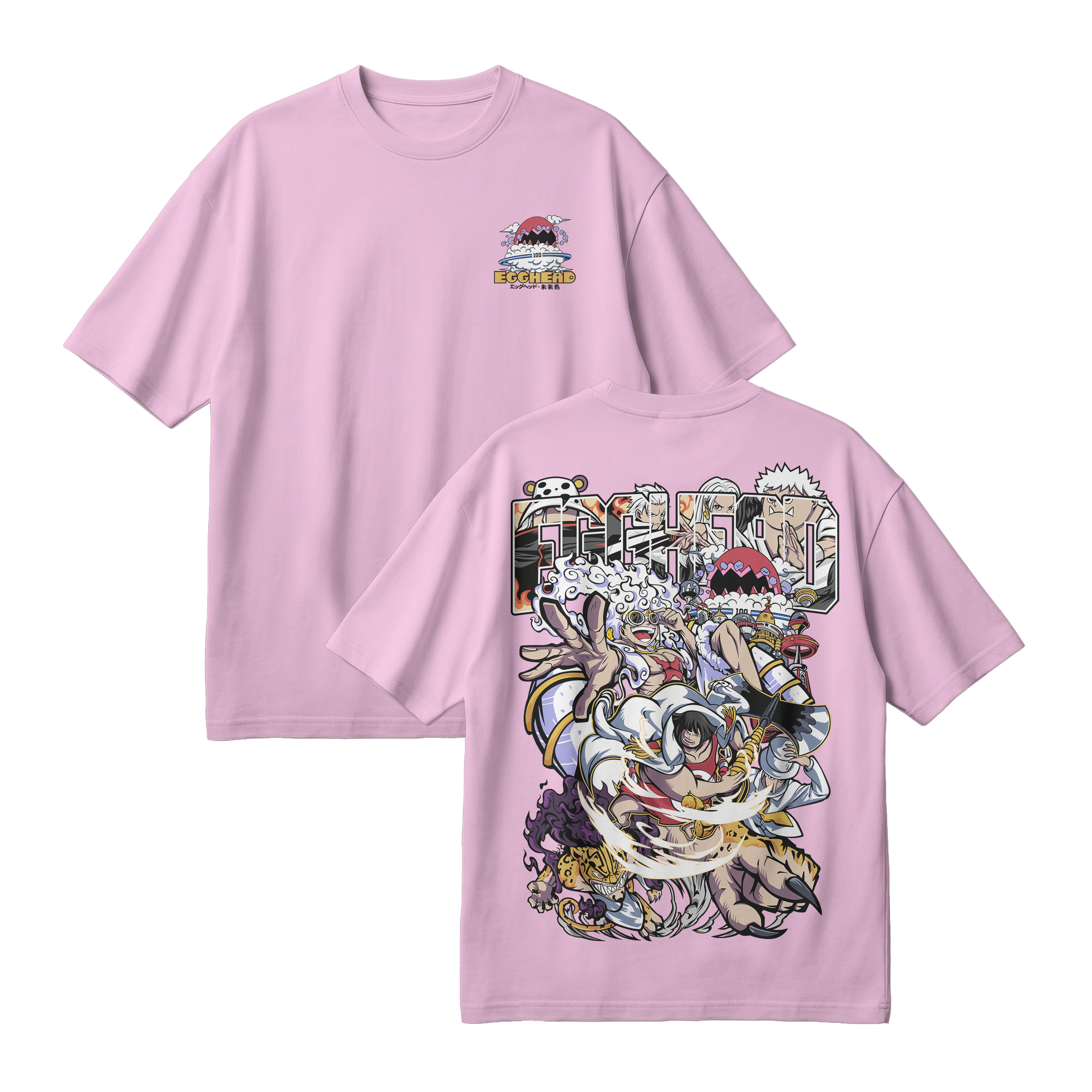 Anime One Piece Egghead Arc Oversized T-Shirt - RZM013