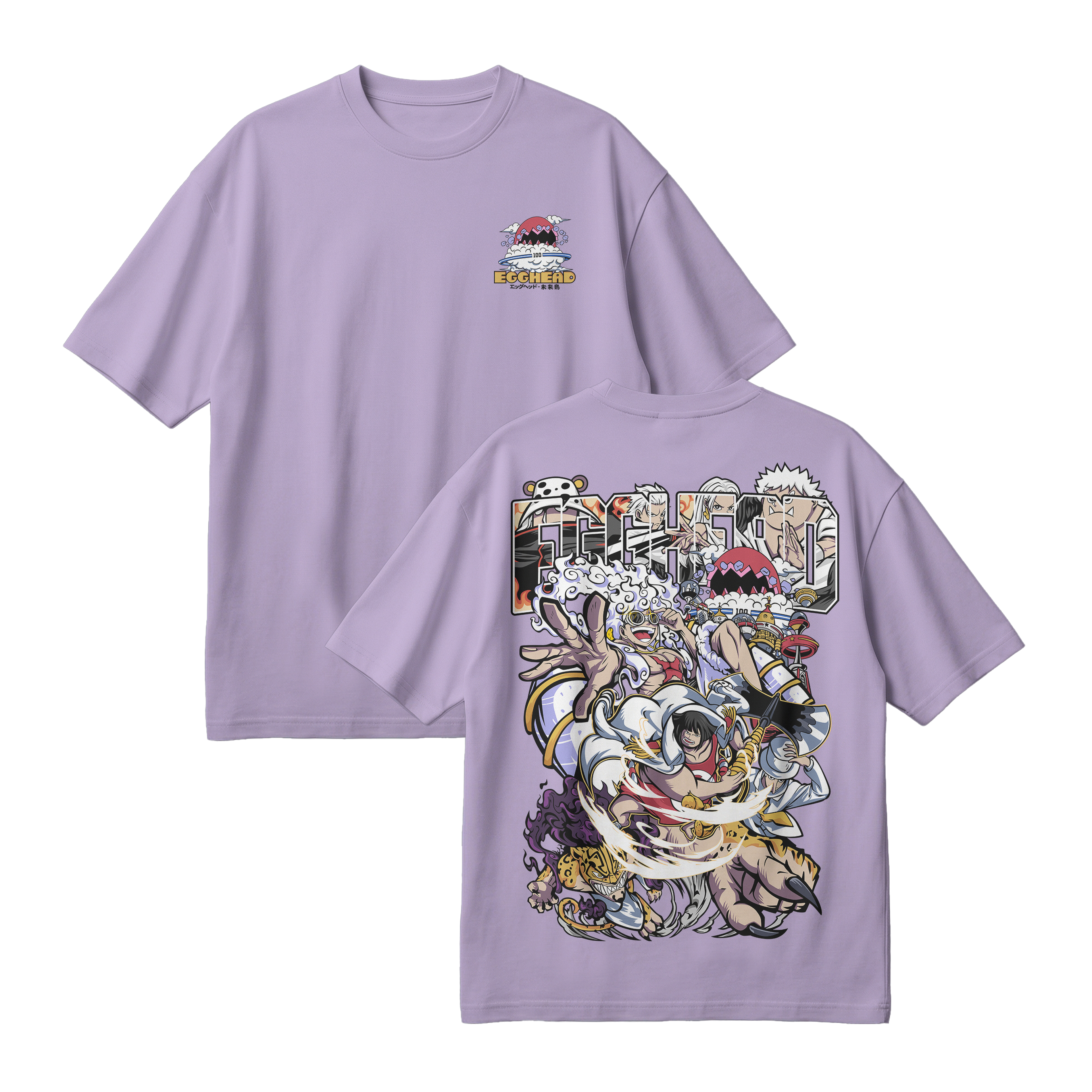 Anime One Piece Egghead Arc Oversized T-Shirt - RZM013