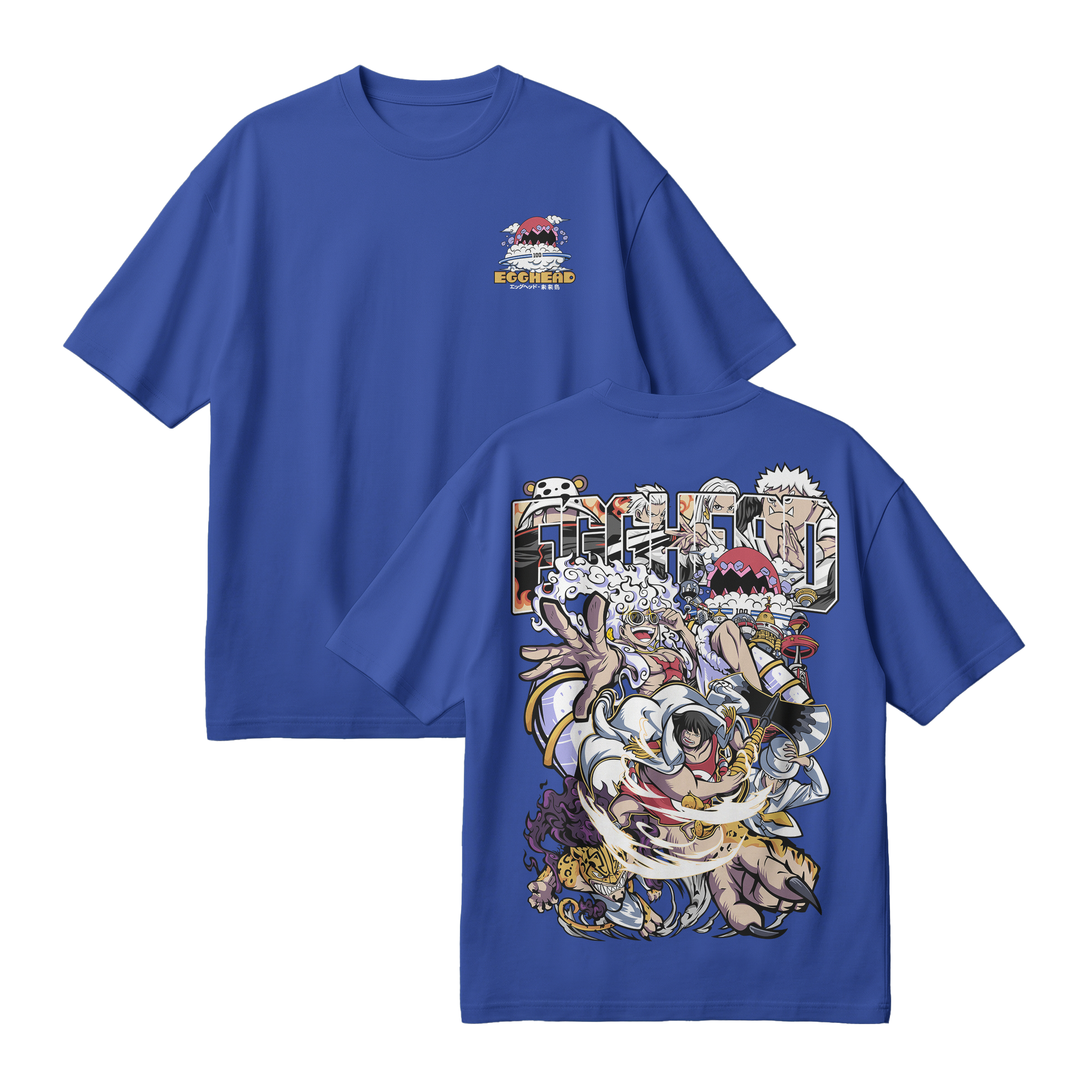Anime One Piece Egghead Arc Oversized T-Shirt - RZM013