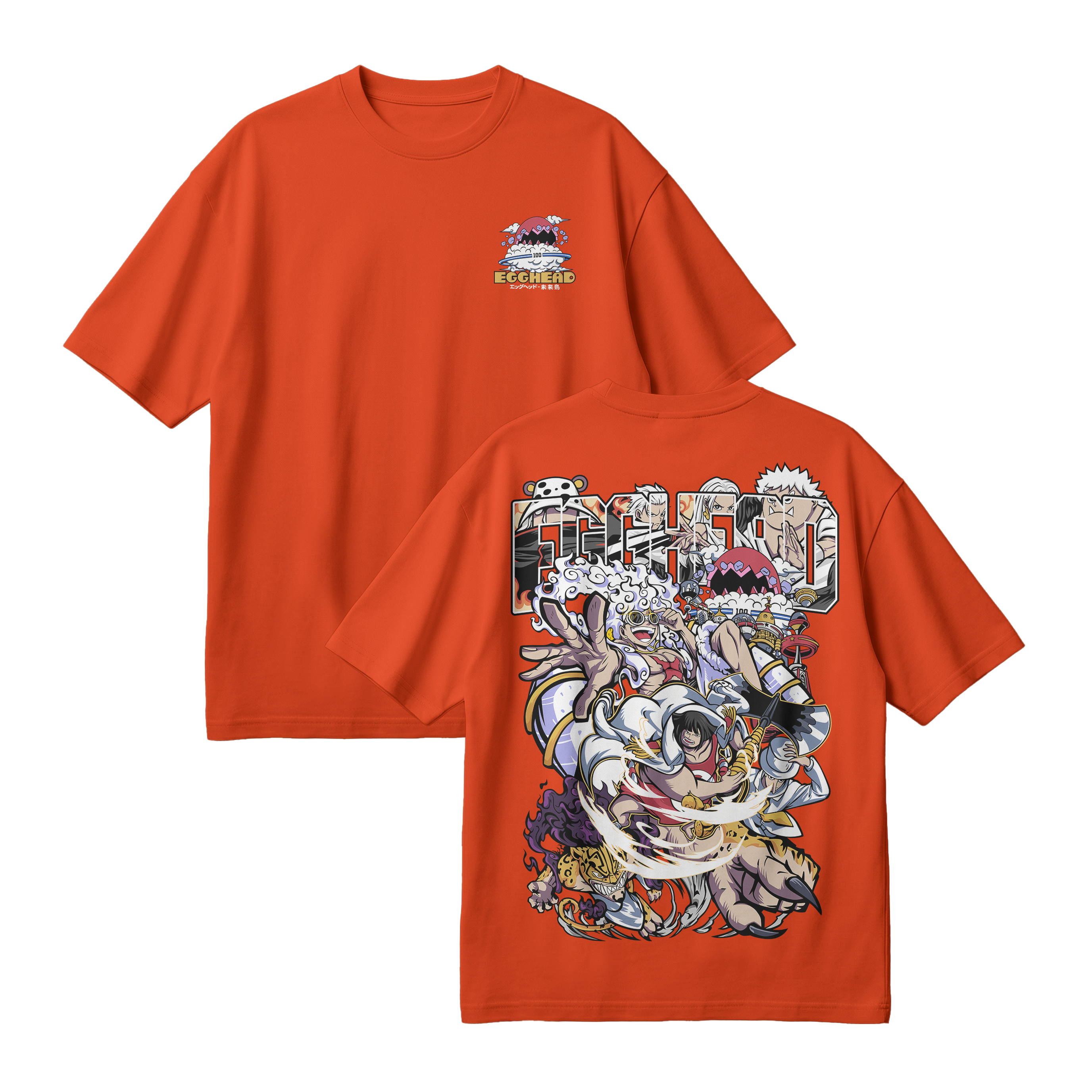 Anime One Piece Egghead Arc Oversized T-Shirt - RZM013