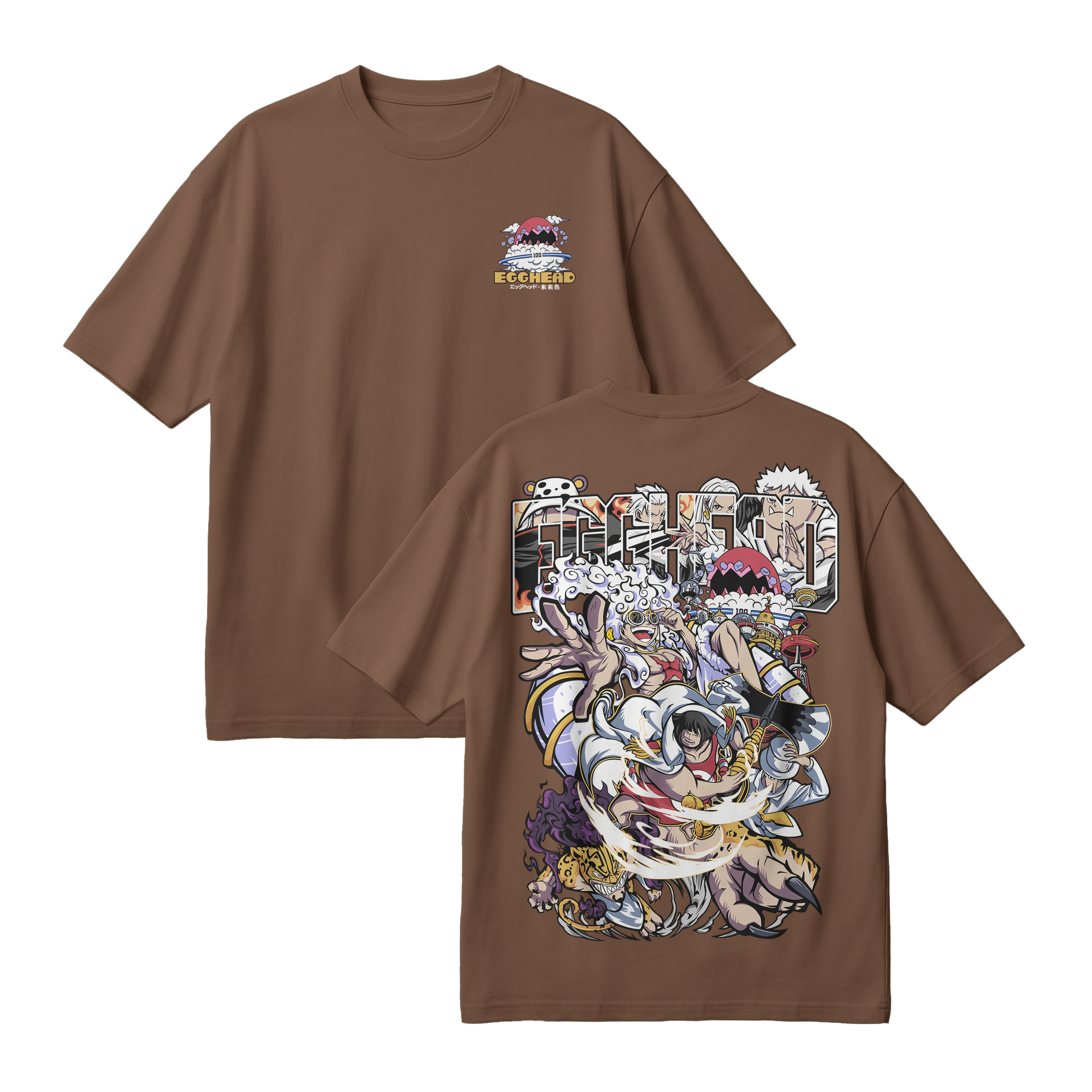 Anime One Piece Egghead Arc Oversized T-Shirt - RZM013