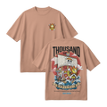 Anime One Piece Thousand Sunny Oversized T-Shirt - RZM016