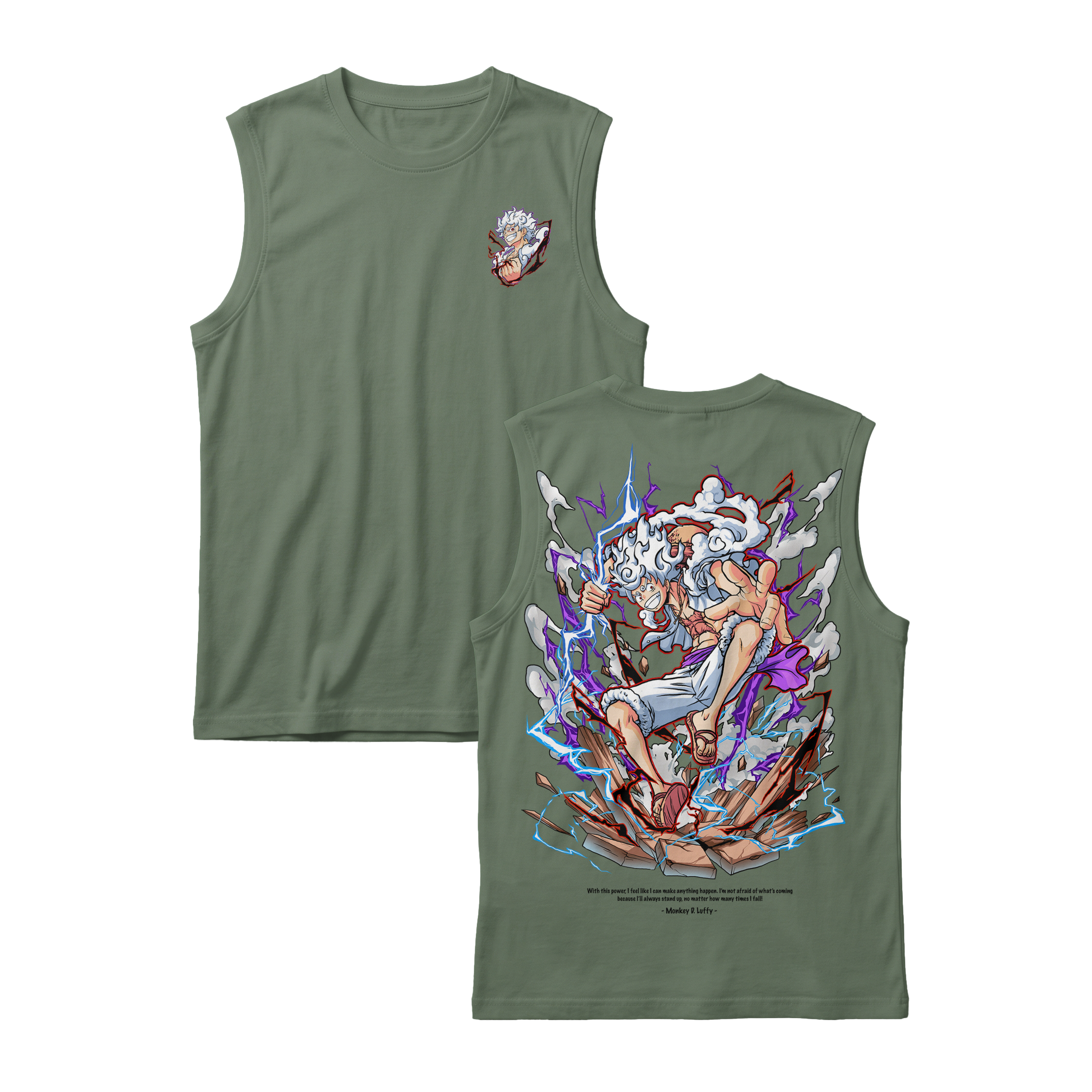 Anime One Piece Monkey D. Luffy Sleeveless - RZM001