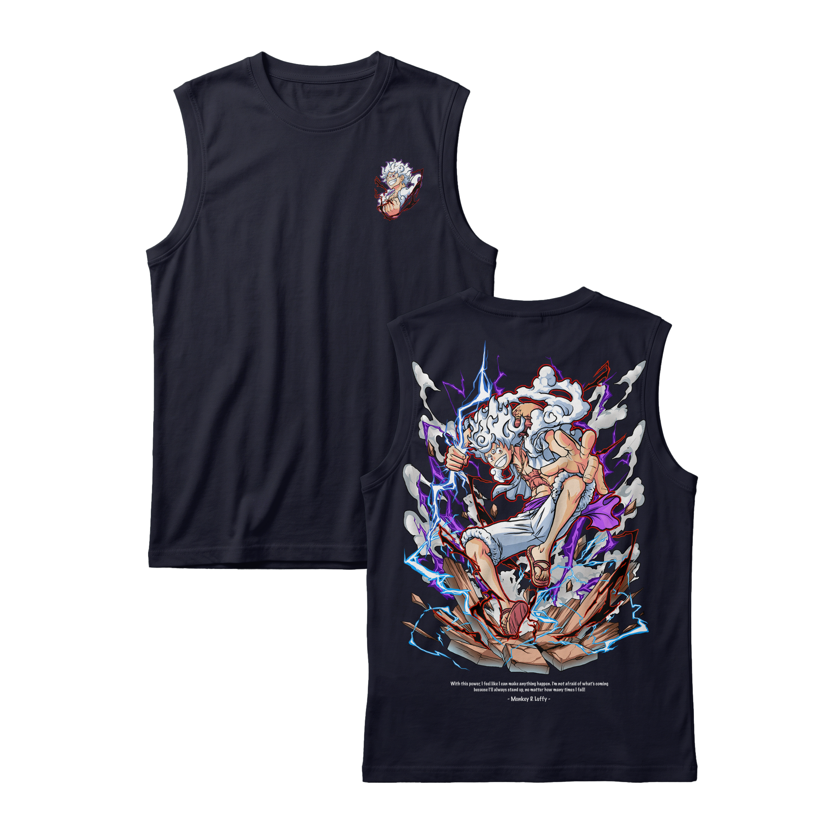Anime One Piece Monkey D. Luffy Sleeveless - RZM001