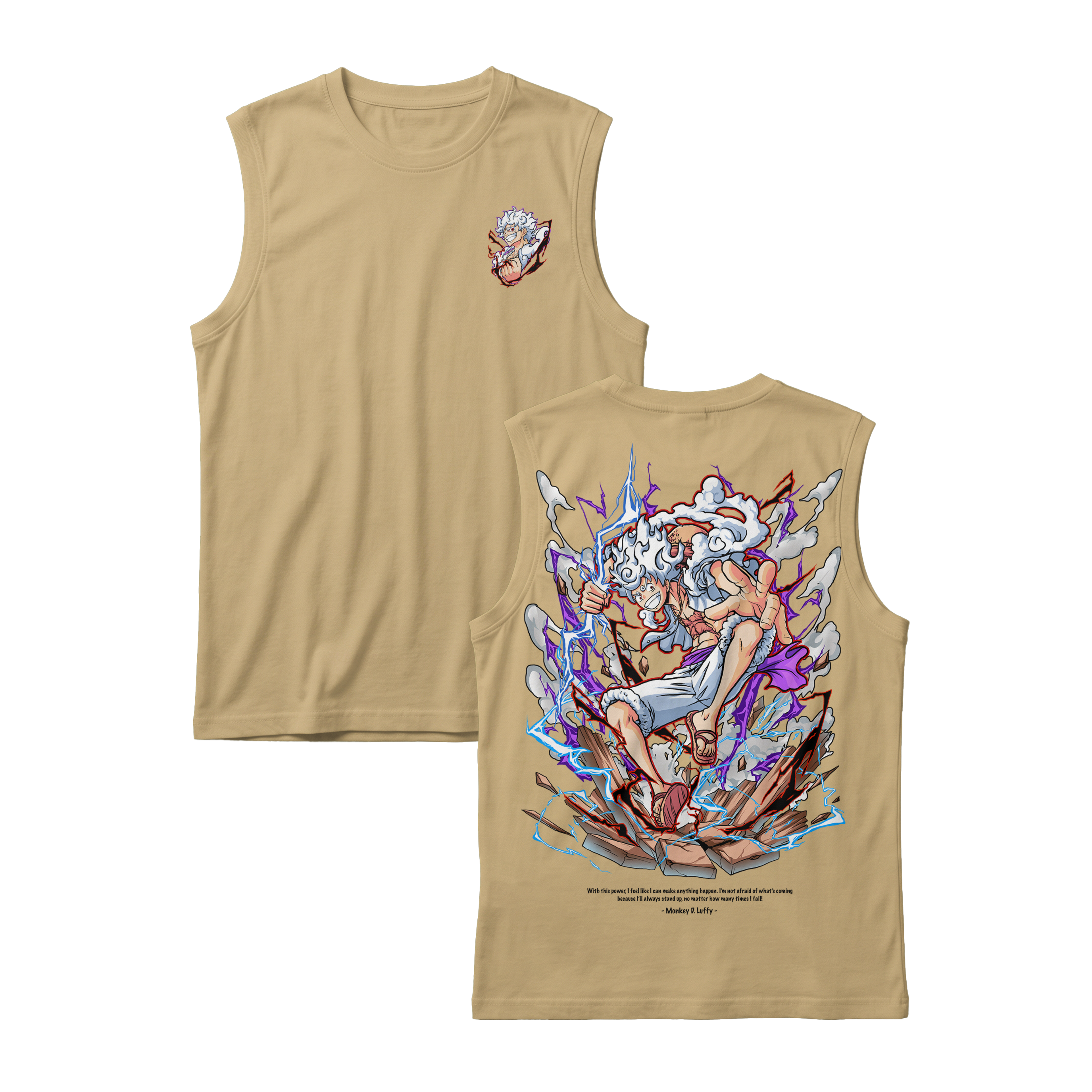 Anime One Piece Monkey D. Luffy Sleeveless - RZM001