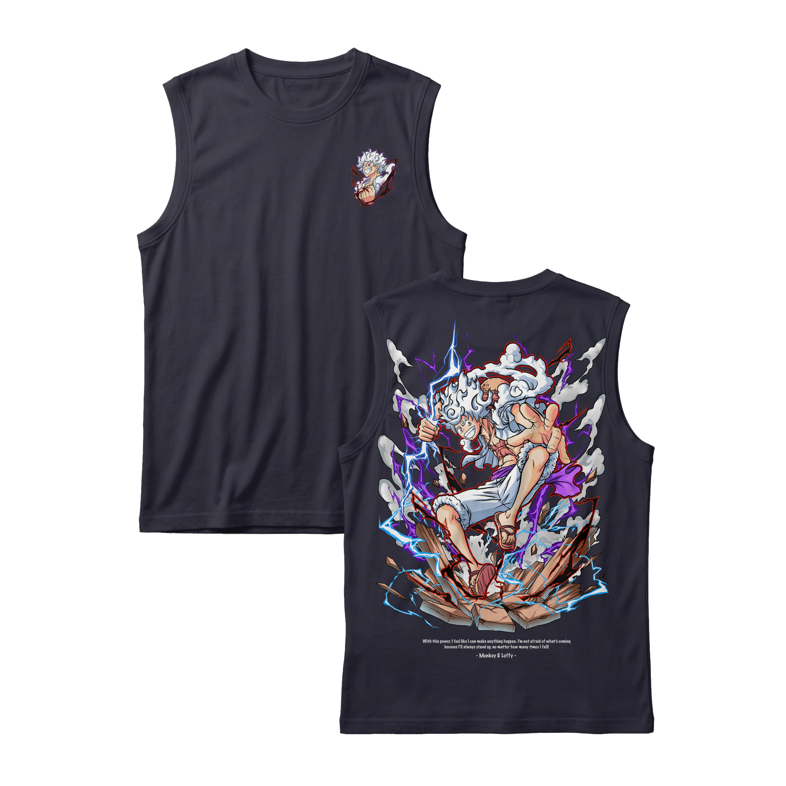 Anime One Piece Monkey D. Luffy Sleeveless - RZM001