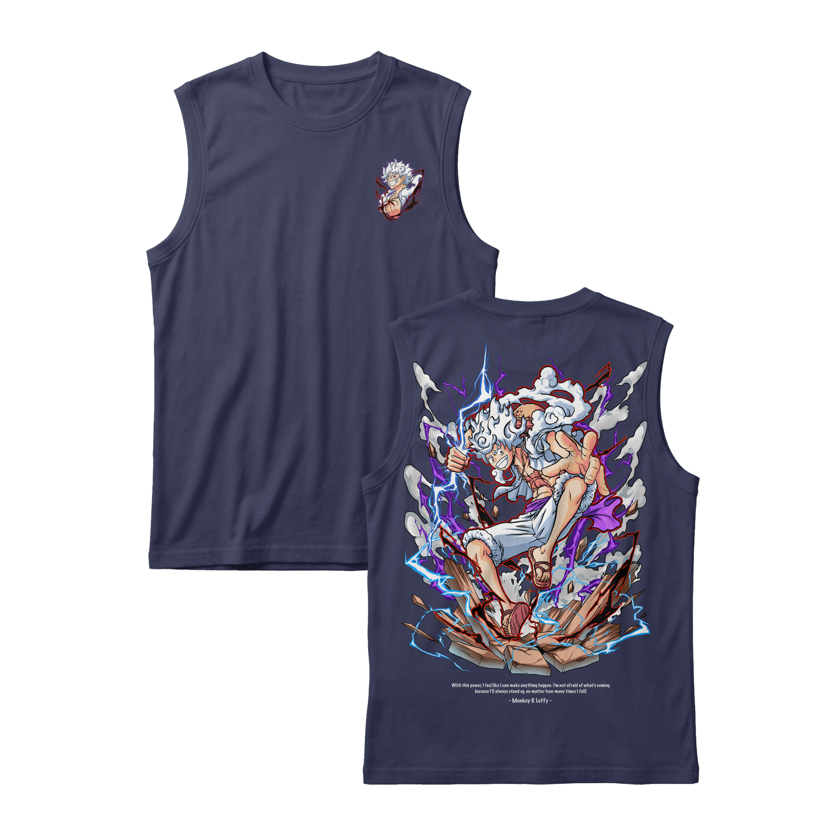 Anime One Piece Monkey D. Luffy Sleeveless - RZM001