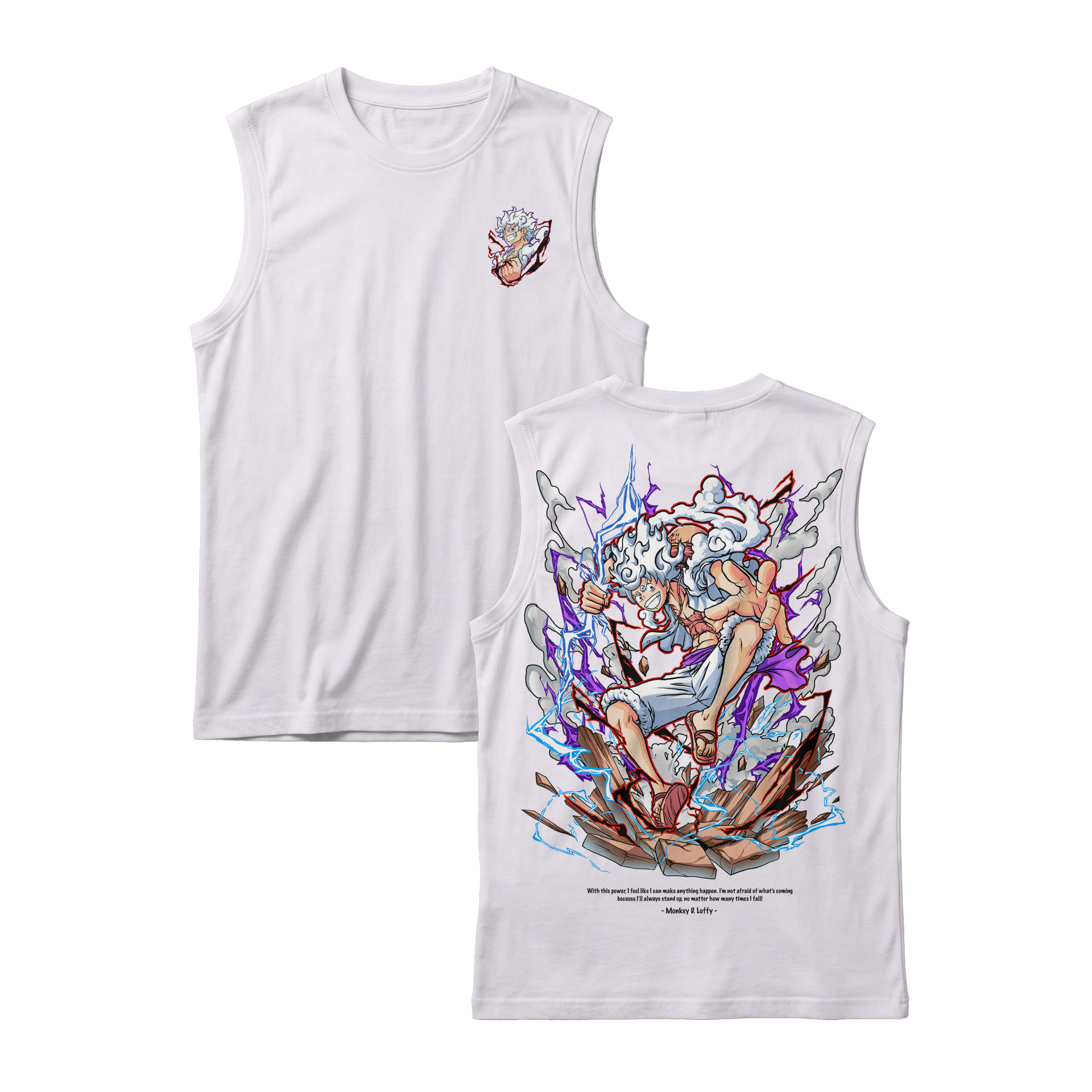 Anime One Piece Monkey D. Luffy Sleeveless - RZM001