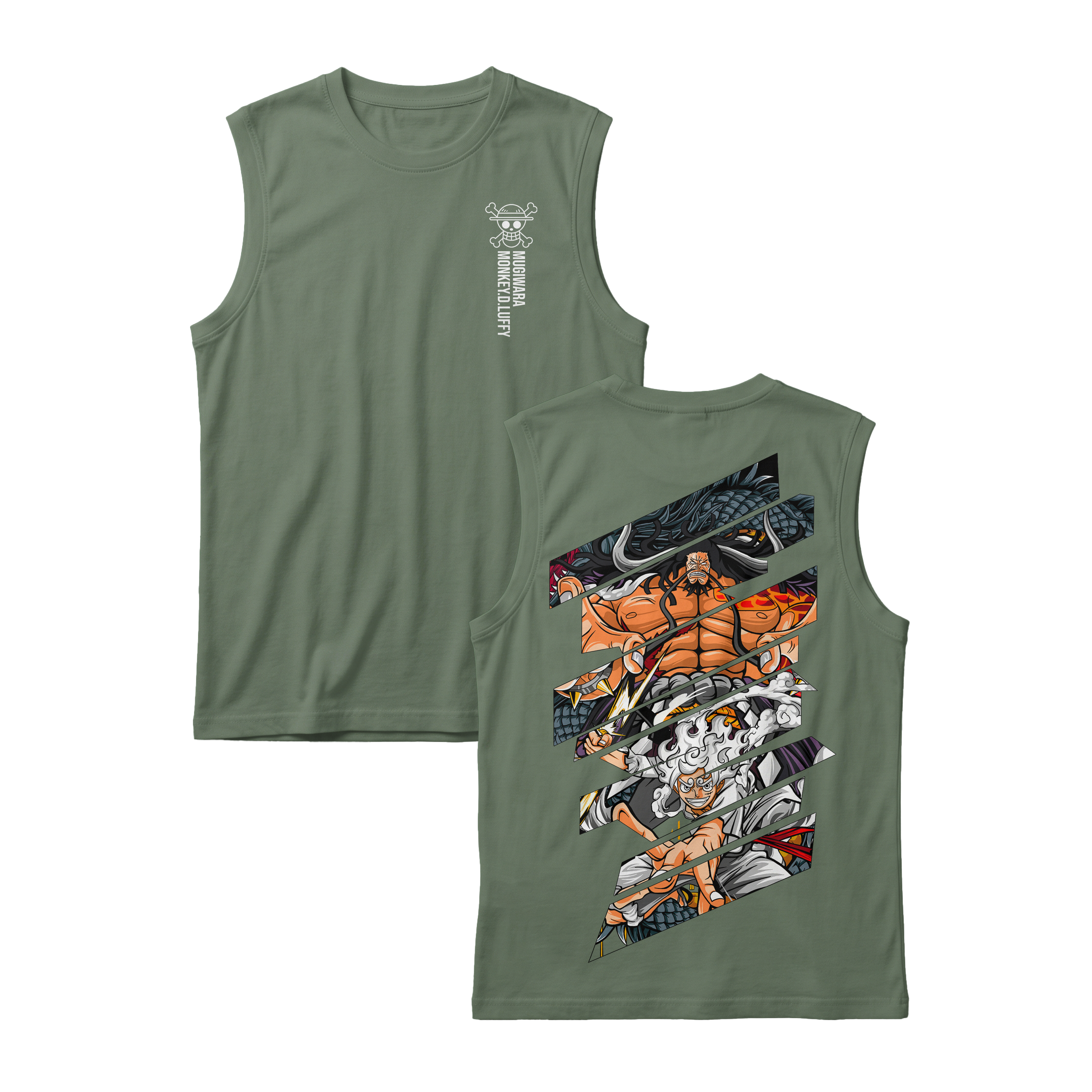 Anime One Piece Monkey D. Luffy Sleeveless - RZM005