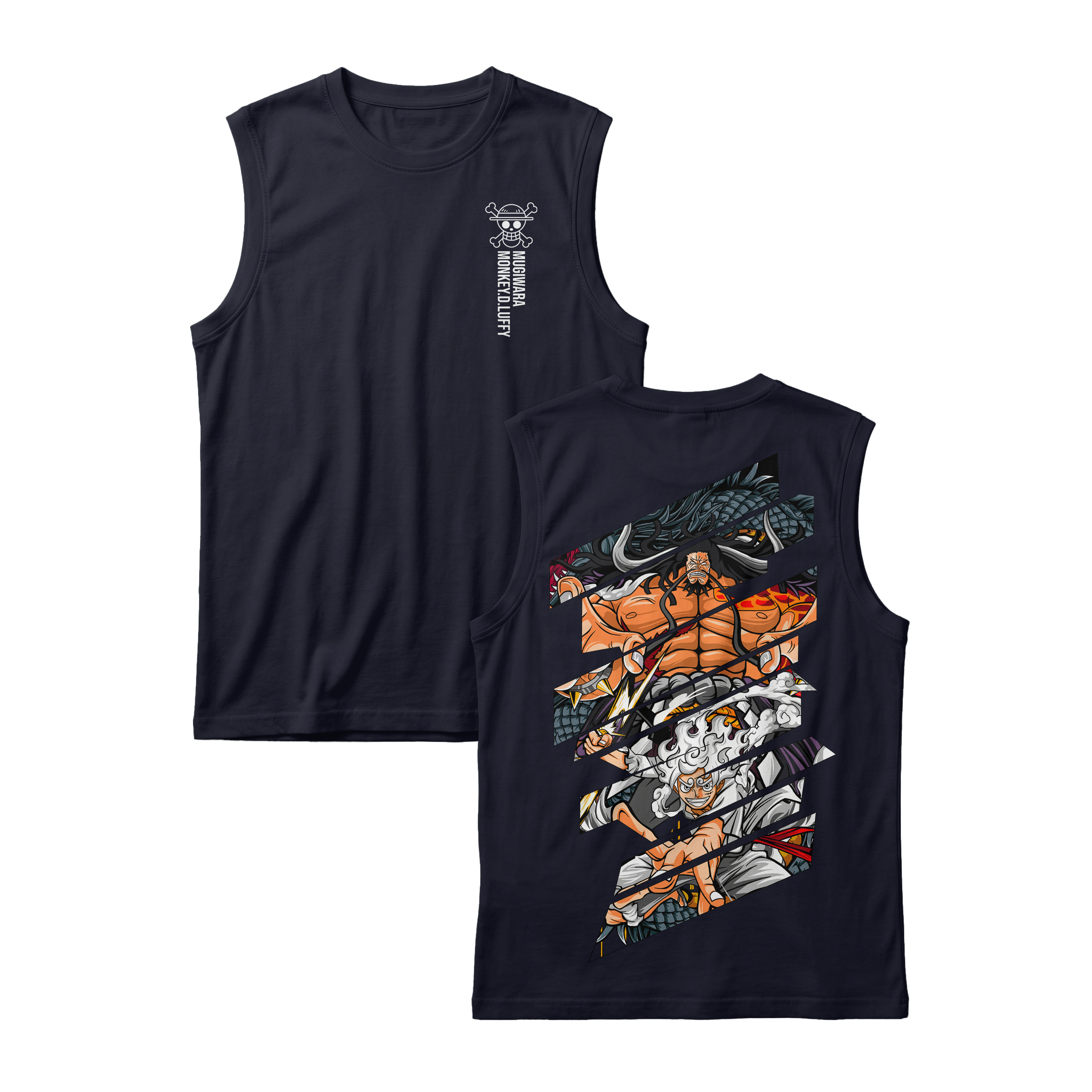 Anime One Piece Monkey D. Luffy Sleeveless - RZM005