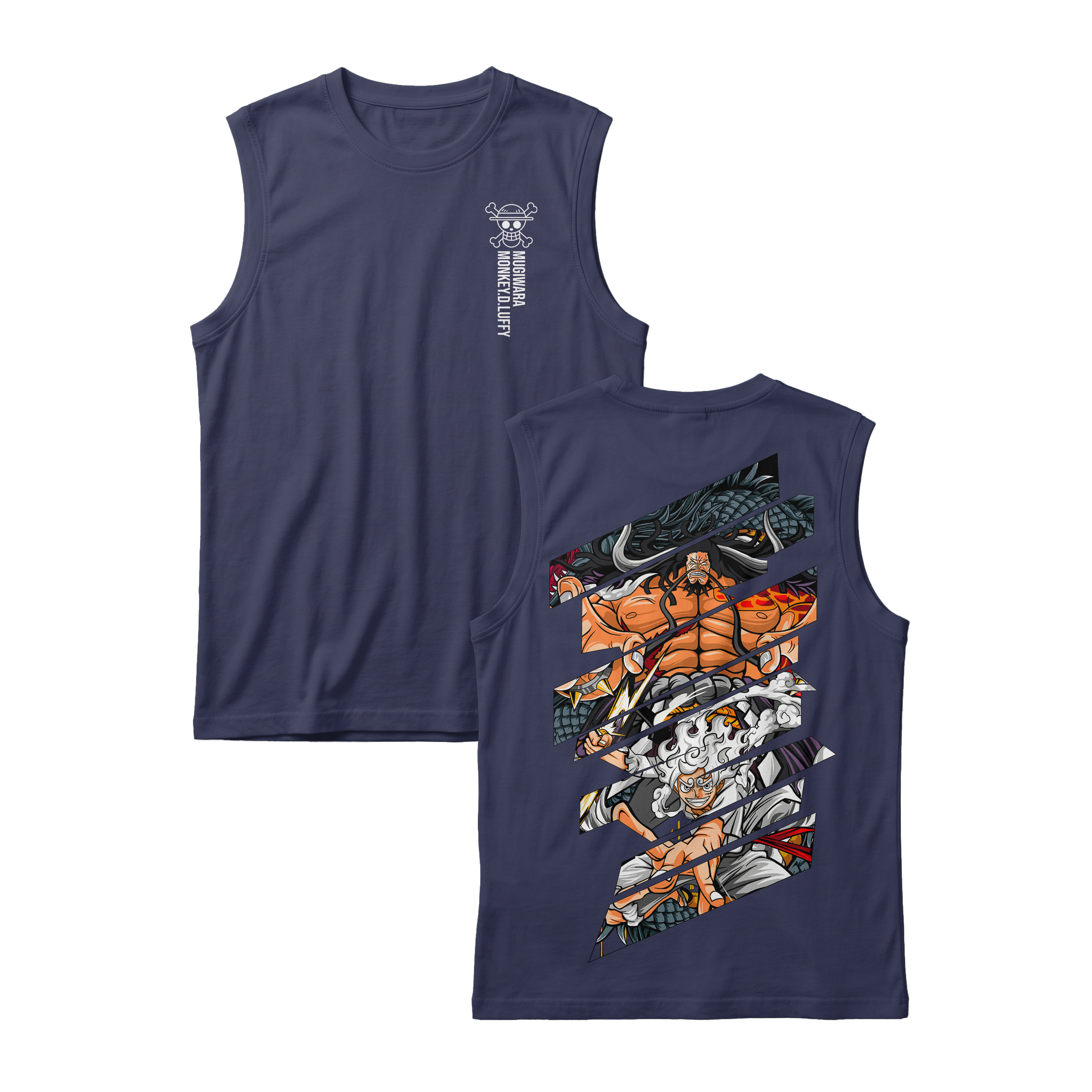 Anime One Piece Monkey D. Luffy Sleeveless - RZM005