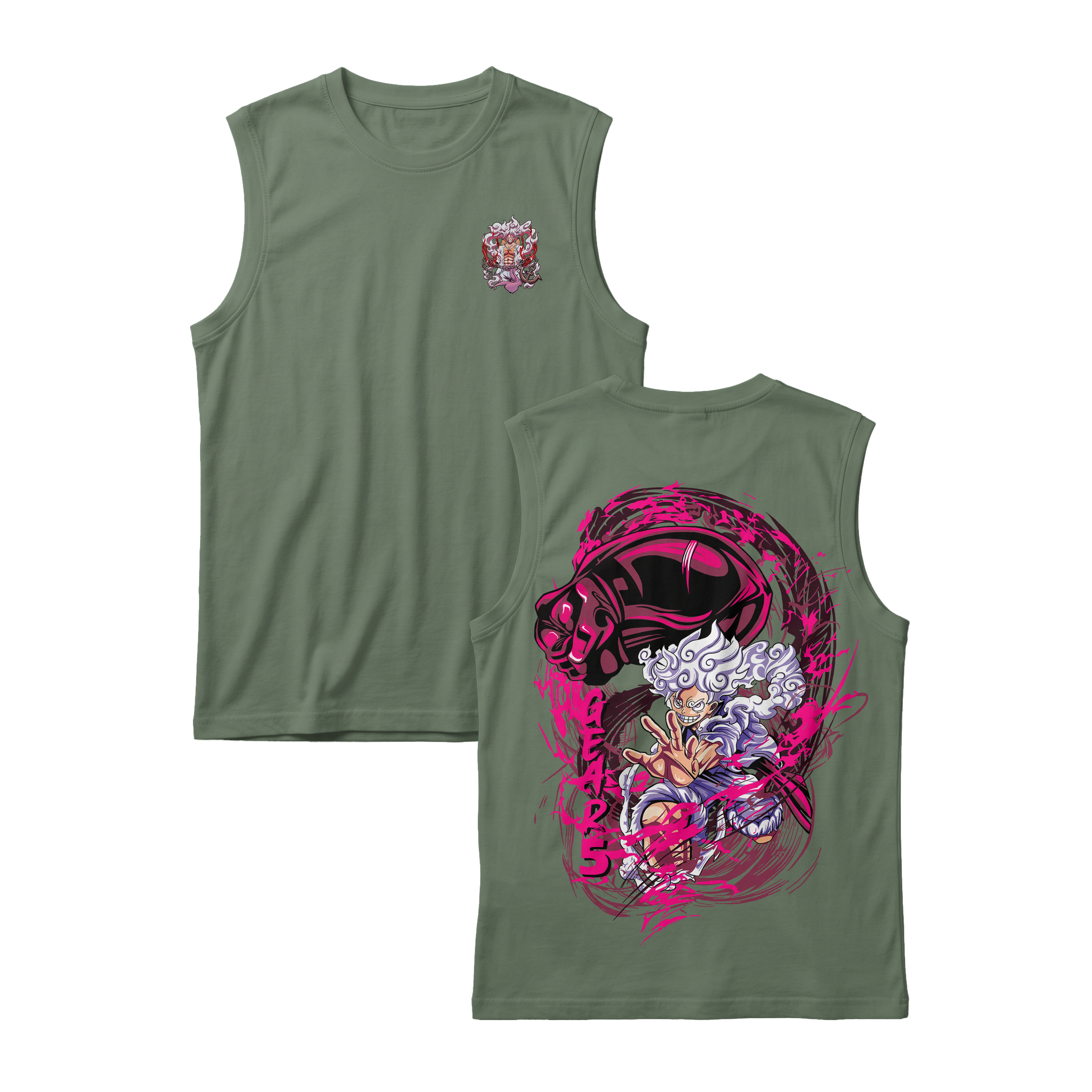 Anime One Piece Monkey D. Luffy Sleeveless - RZM006