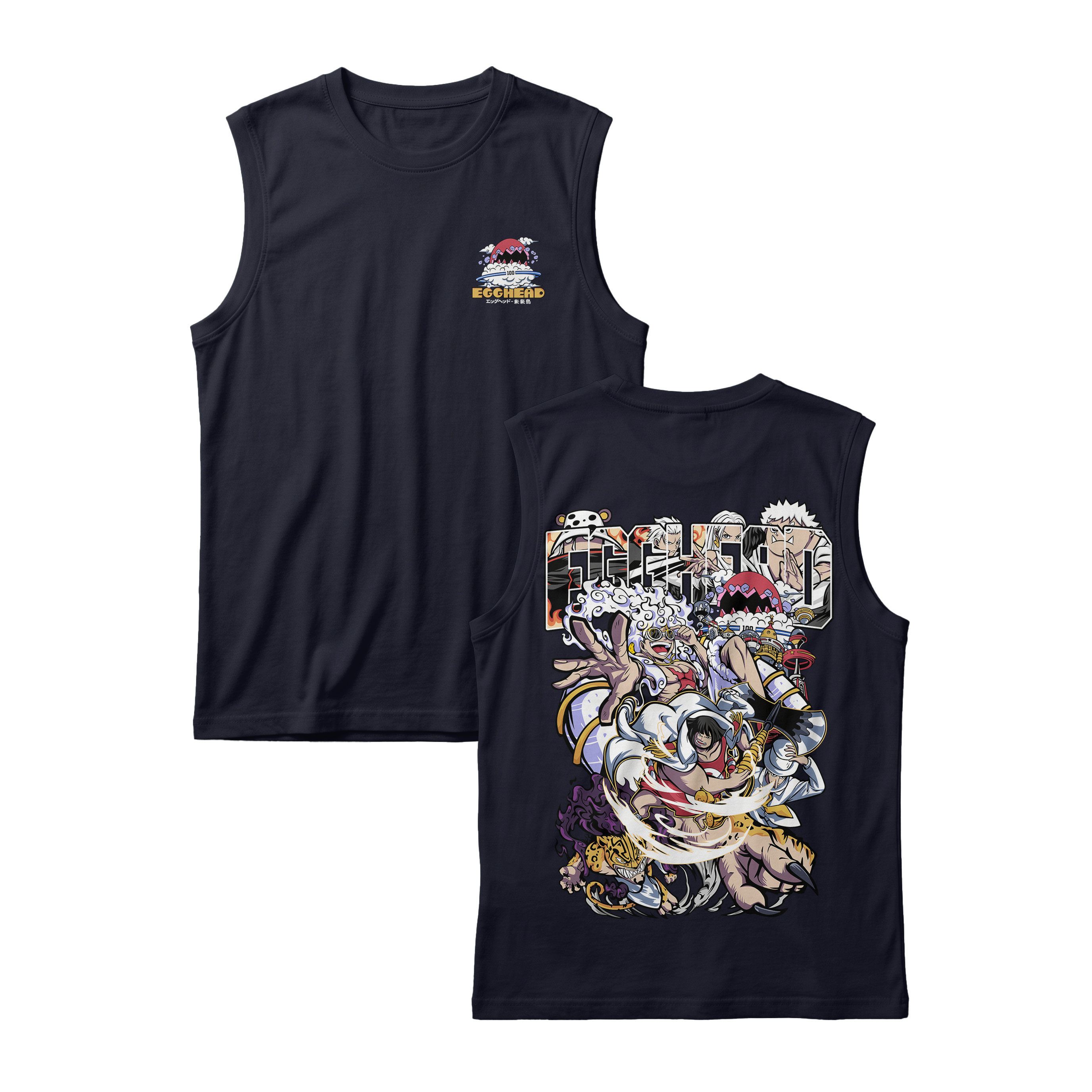 Anime One Piece Egghead Arc Sleeveless - RZM013