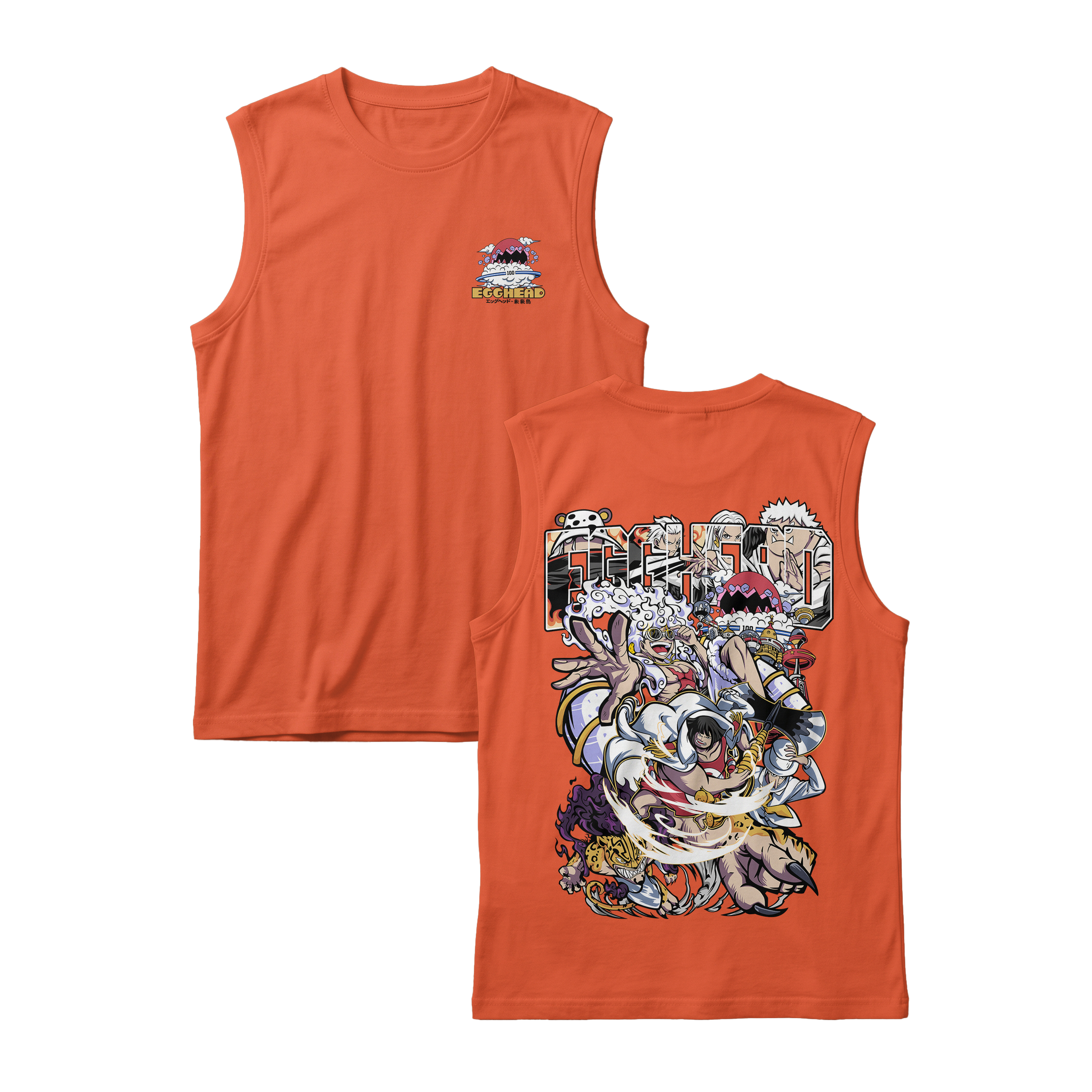 Anime One Piece Egghead Arc Sleeveless - RZM013