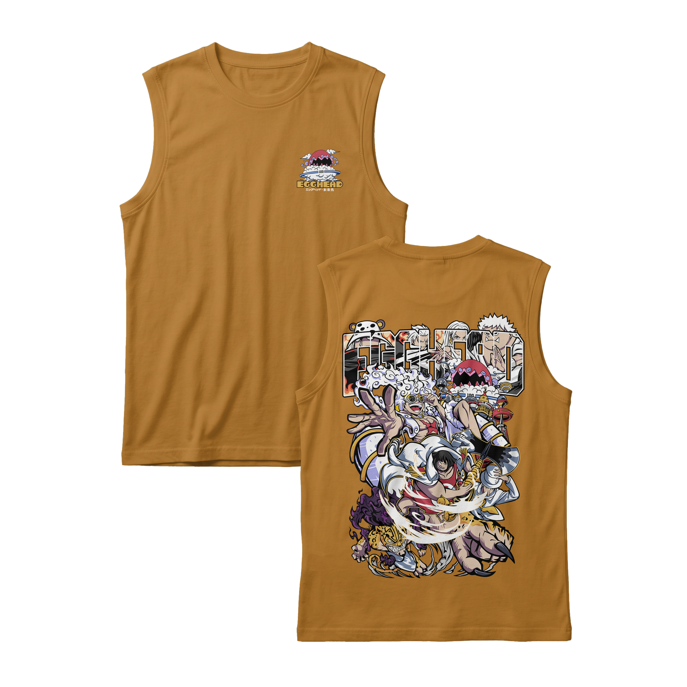 Anime One Piece Egghead Arc Sleeveless - RZM013