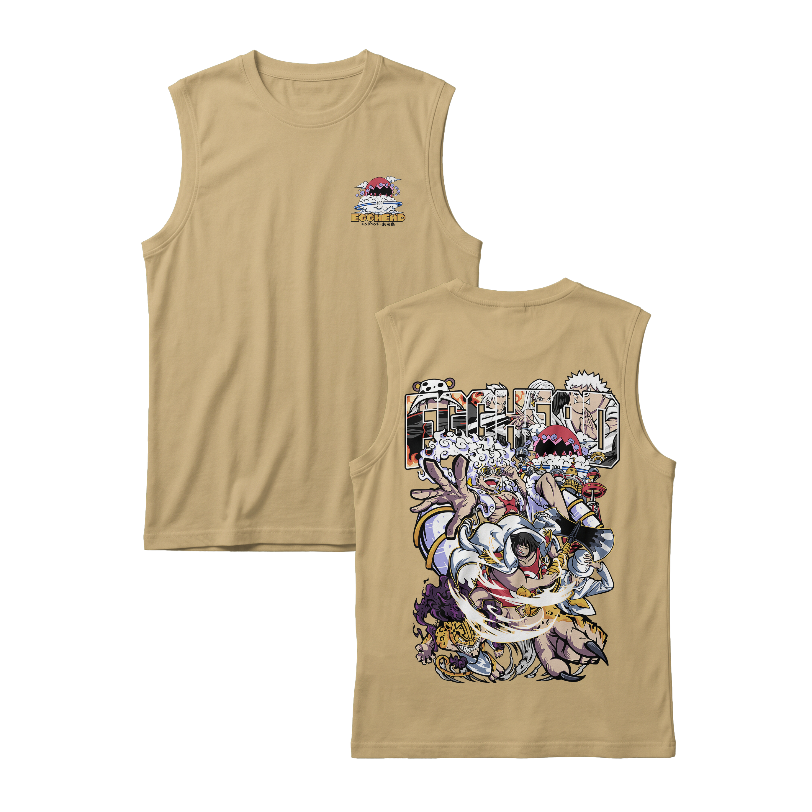 Anime One Piece Egghead Arc Sleeveless - RZM013