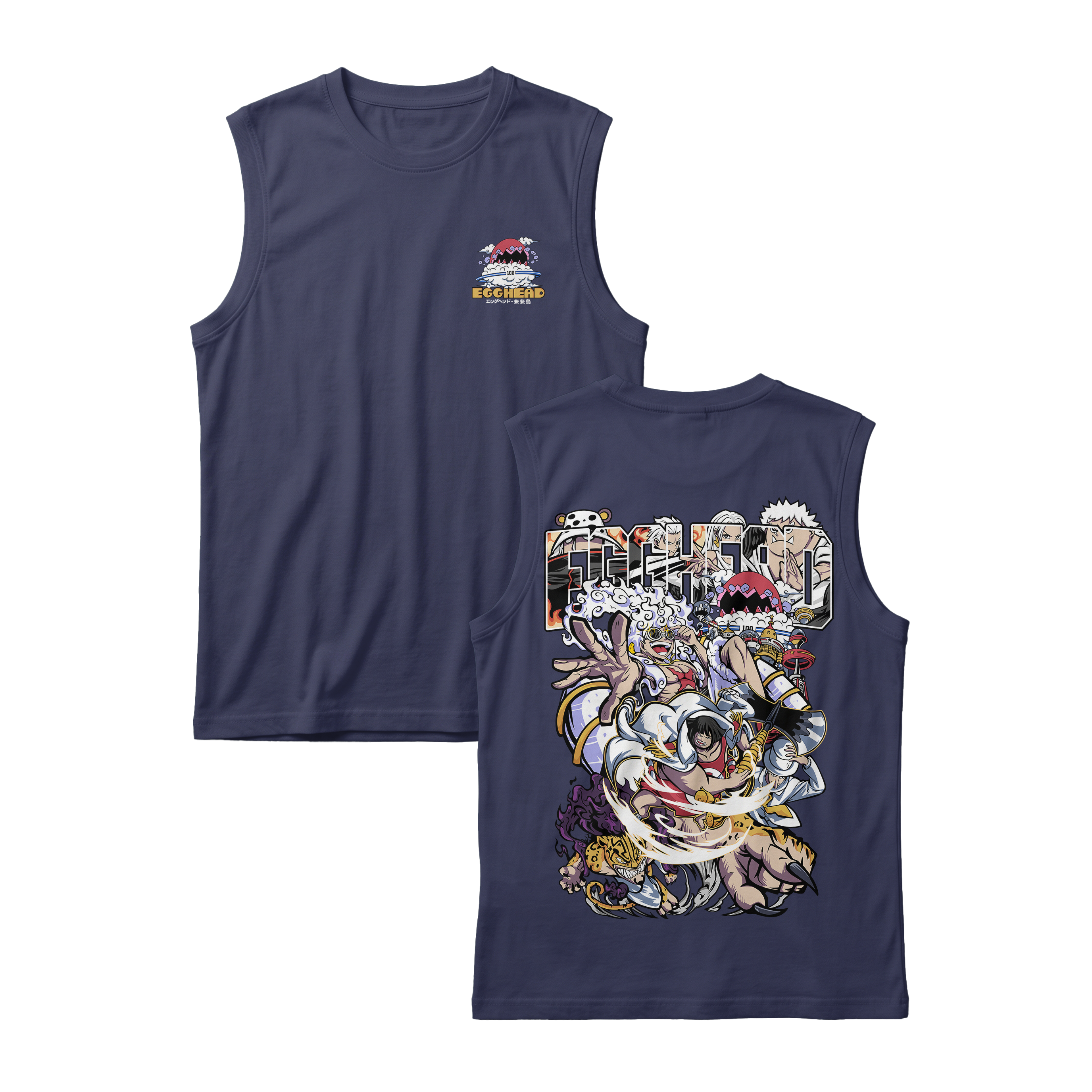 Anime One Piece Egghead Arc Sleeveless - RZM013