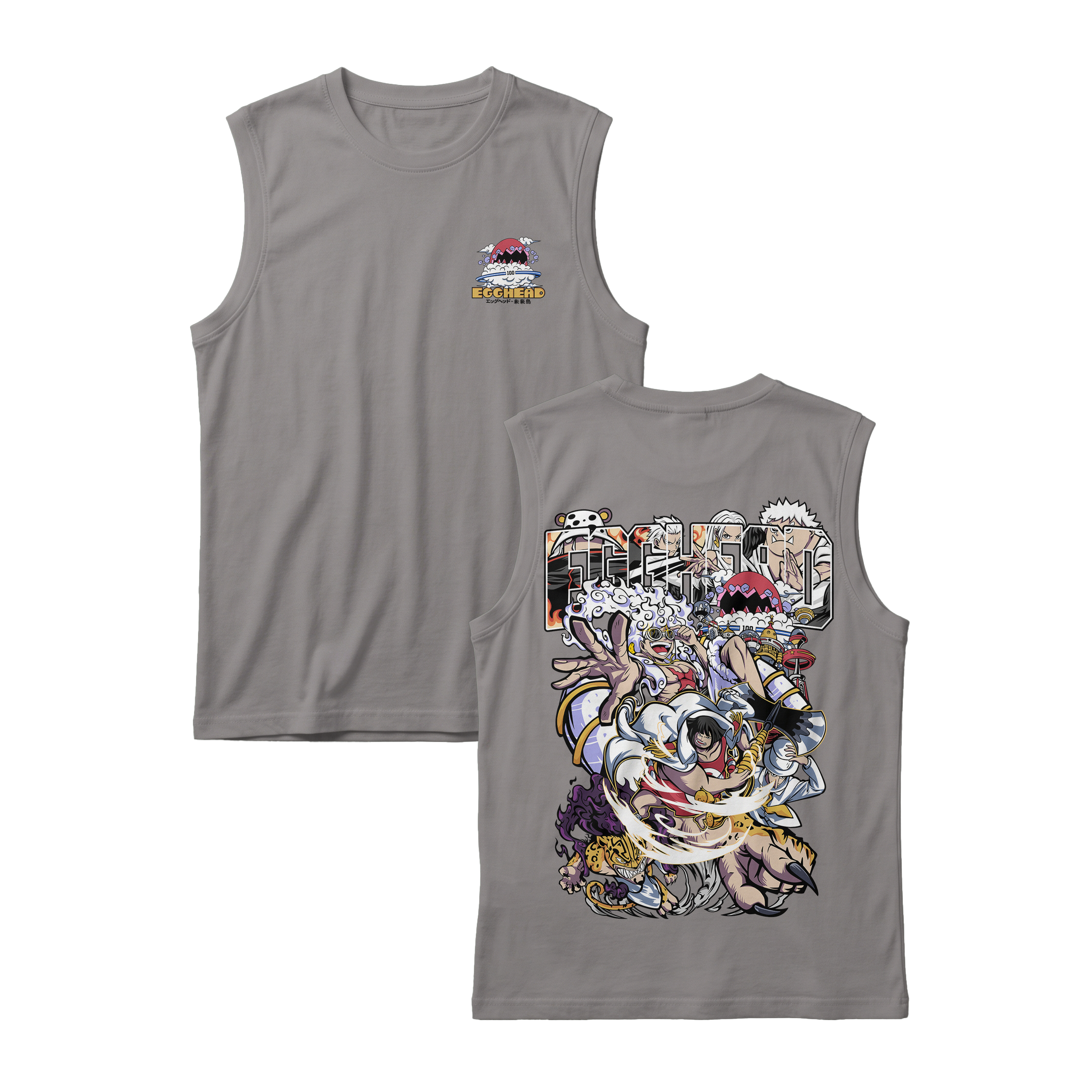 Anime One Piece Egghead Arc Sleeveless - RZM013