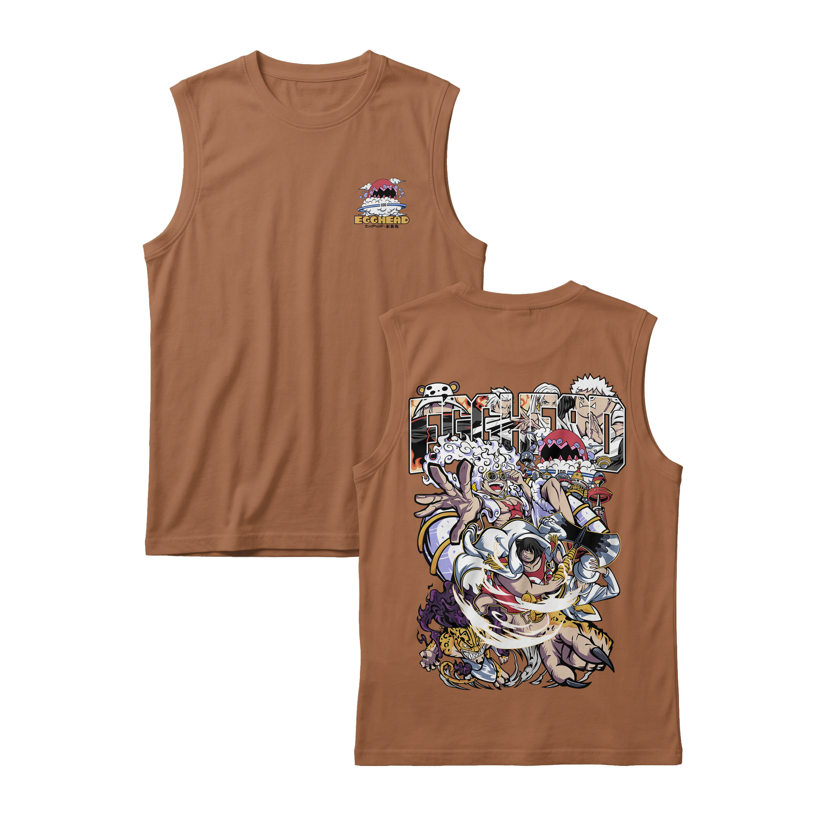 Anime One Piece Egghead Arc Sleeveless - RZM013