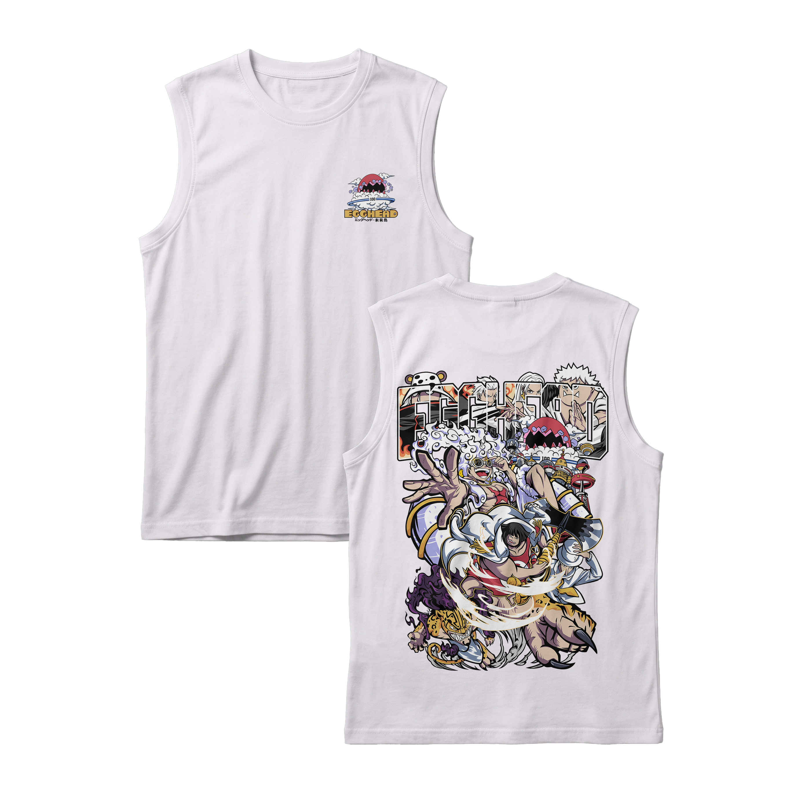 Anime One Piece Egghead Arc Sleeveless - RZM013