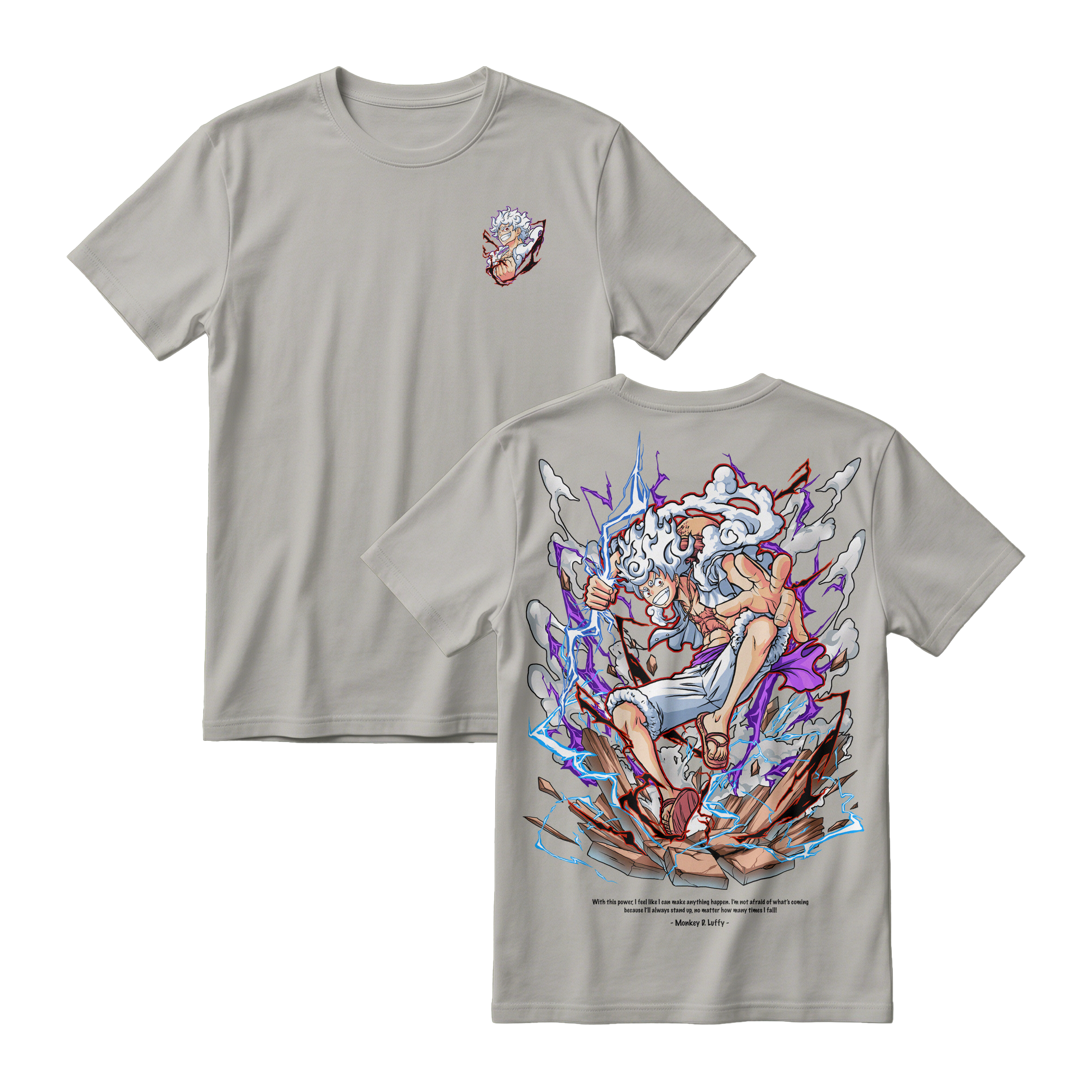 Anime One Piece Monkey D. Luffy Short Sleeve Tee -  MISTY-71