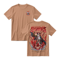 Anime One Piece Akagami no Shanks Short Sleeve Tee - ALMOND