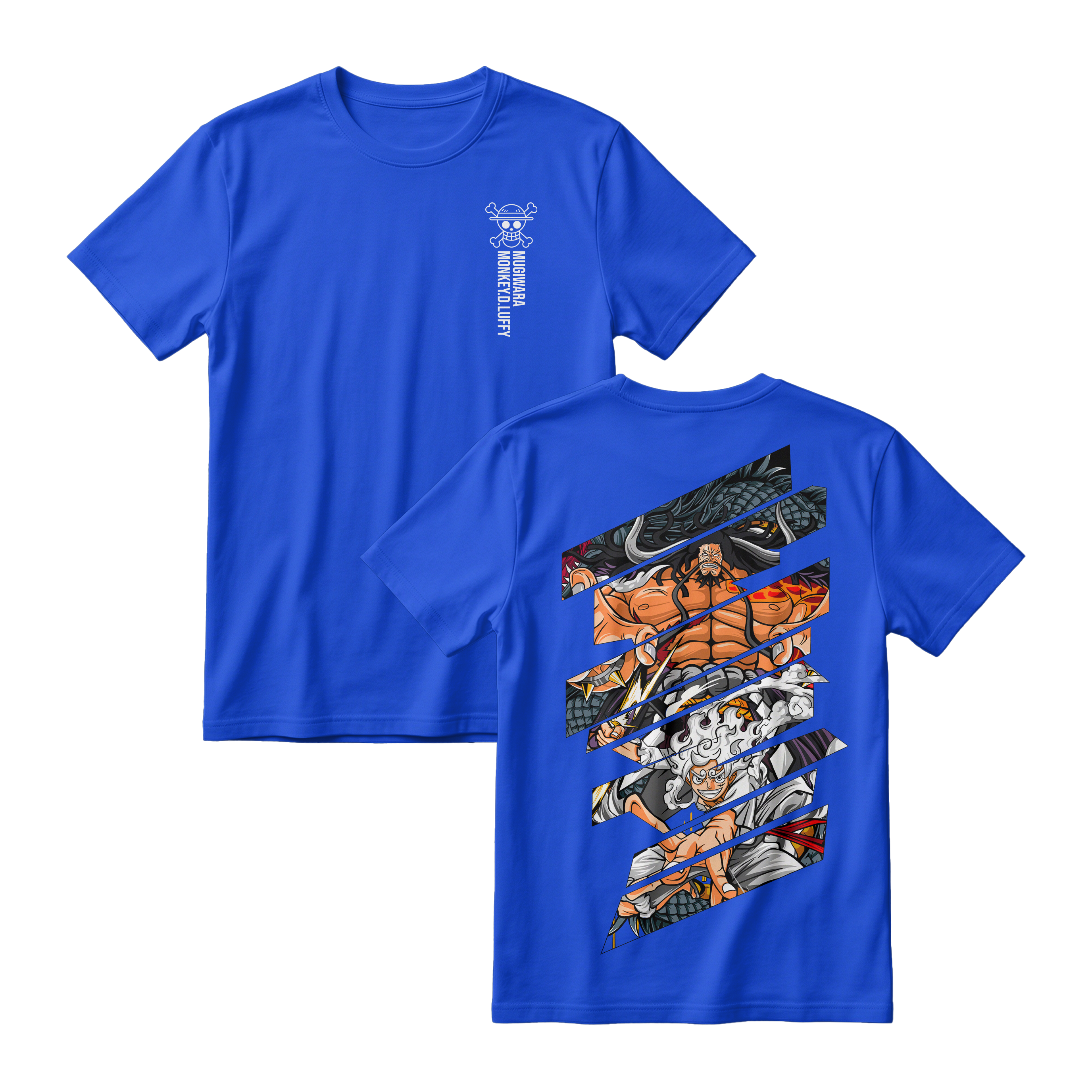 Anime One Piece Monkey D. Luffy Short Sleeve Tee - RZM005