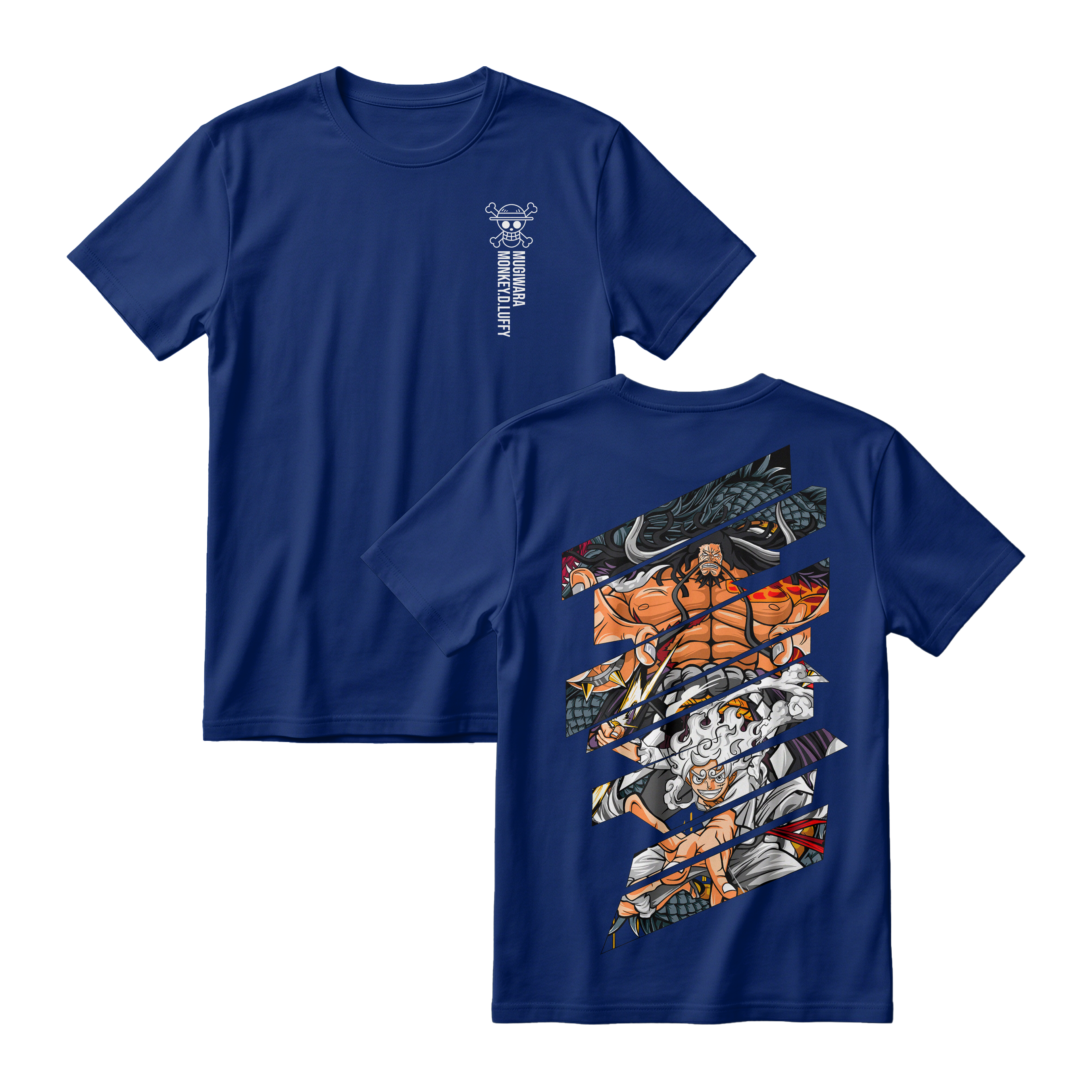 Anime One Piece Monkey D. Luffy Short Sleeve Tee - RZM005