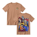Anime One Piece Supernova The Worst Generation Short Sleeve Tee - ALMOND