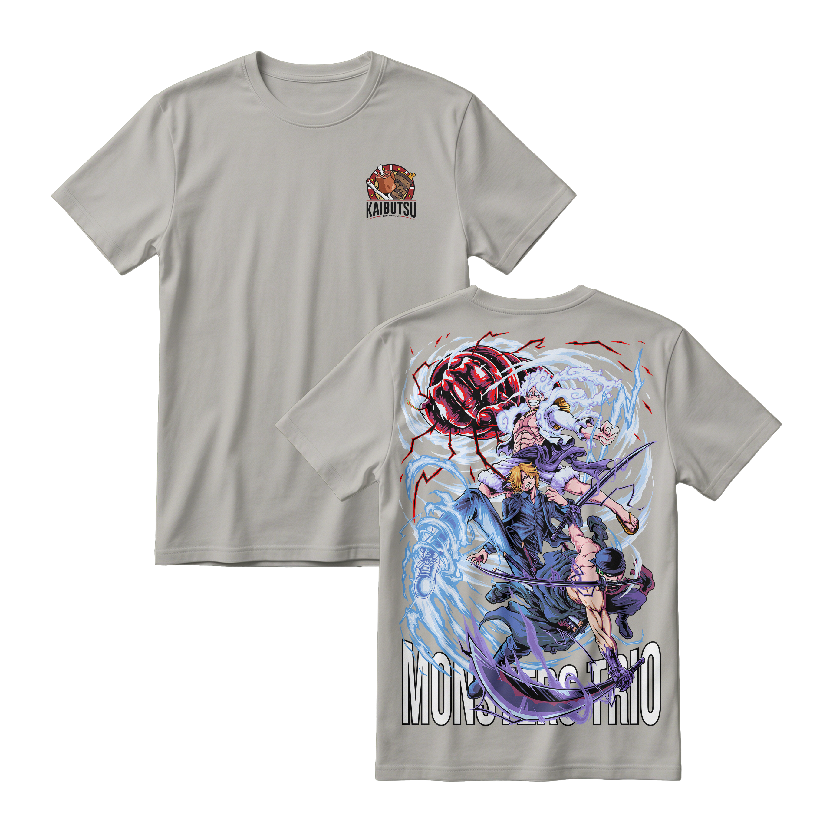Anime One Piece Monster Trio Short Sleeve Tee - MISTY-71