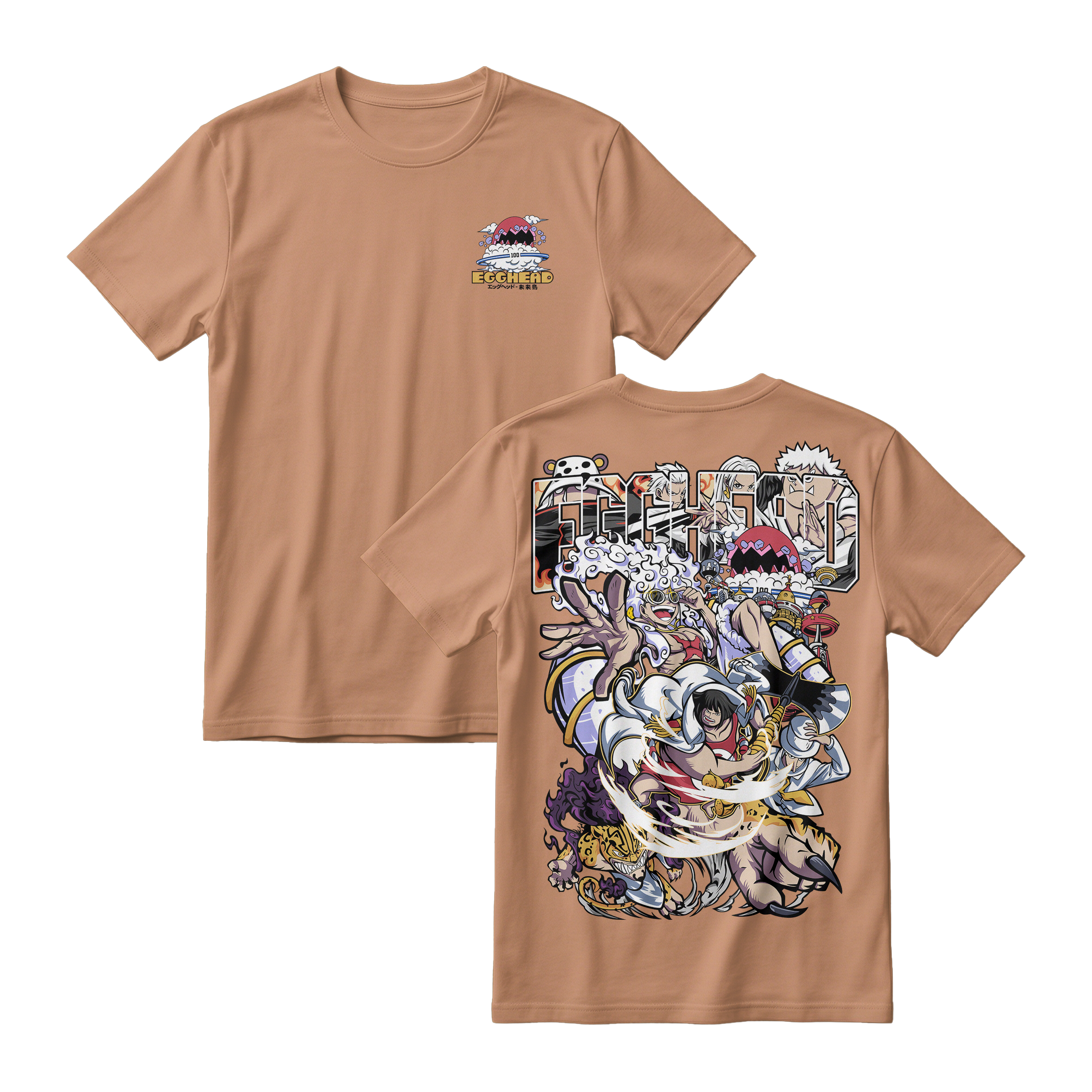 Anime One Piece Egghead Arc Short Sleeve Tee - RZM013