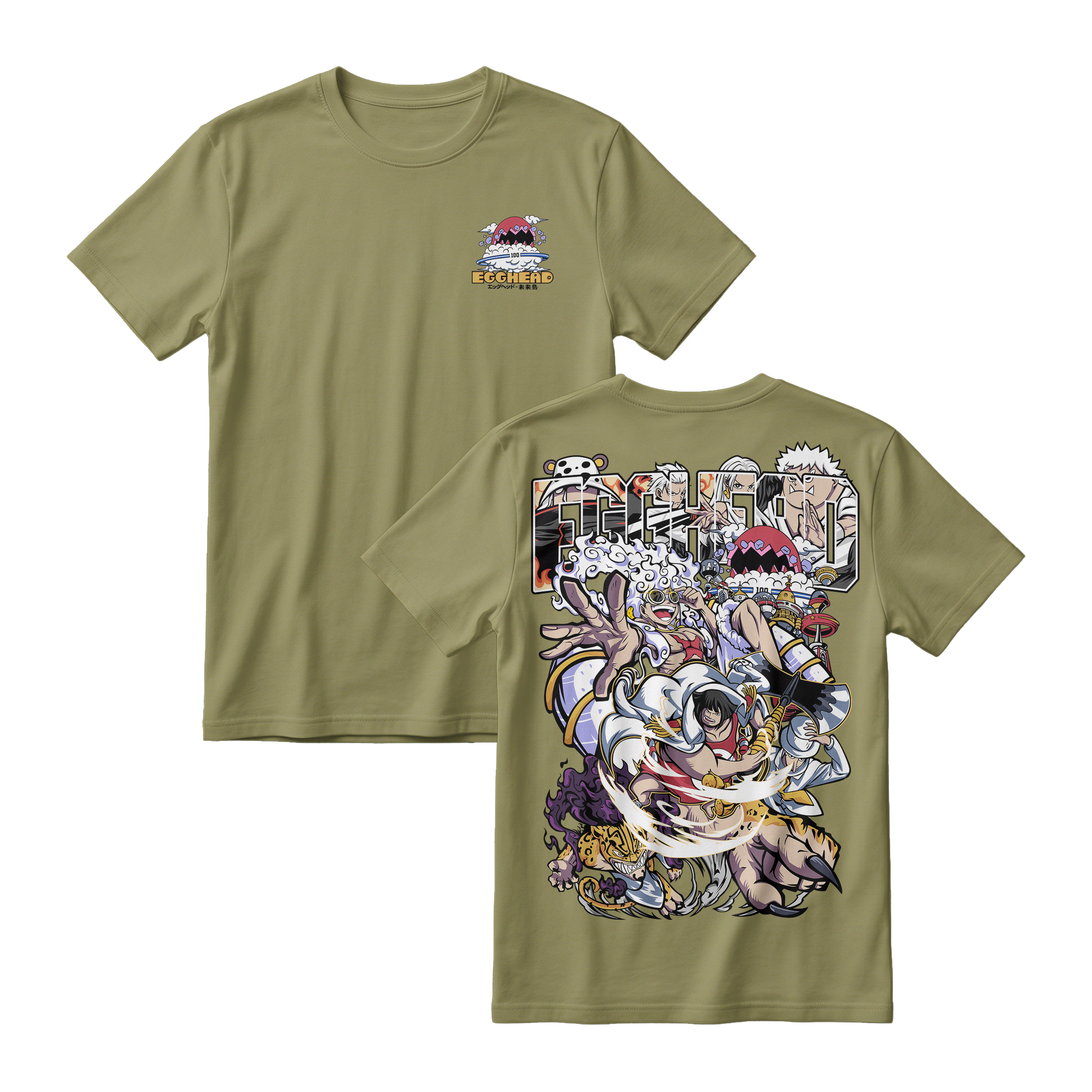 Anime One Piece Egghead Arc Short Sleeve Tee - RZM013