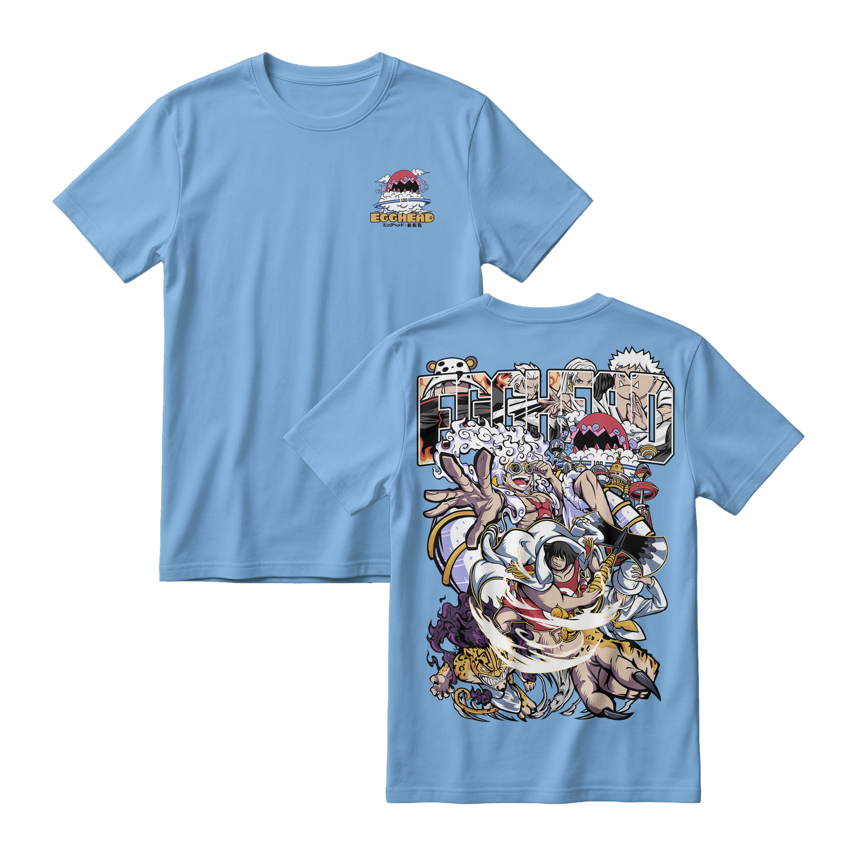 Anime One Piece Egghead Arc Short Sleeve Tee - RZM013