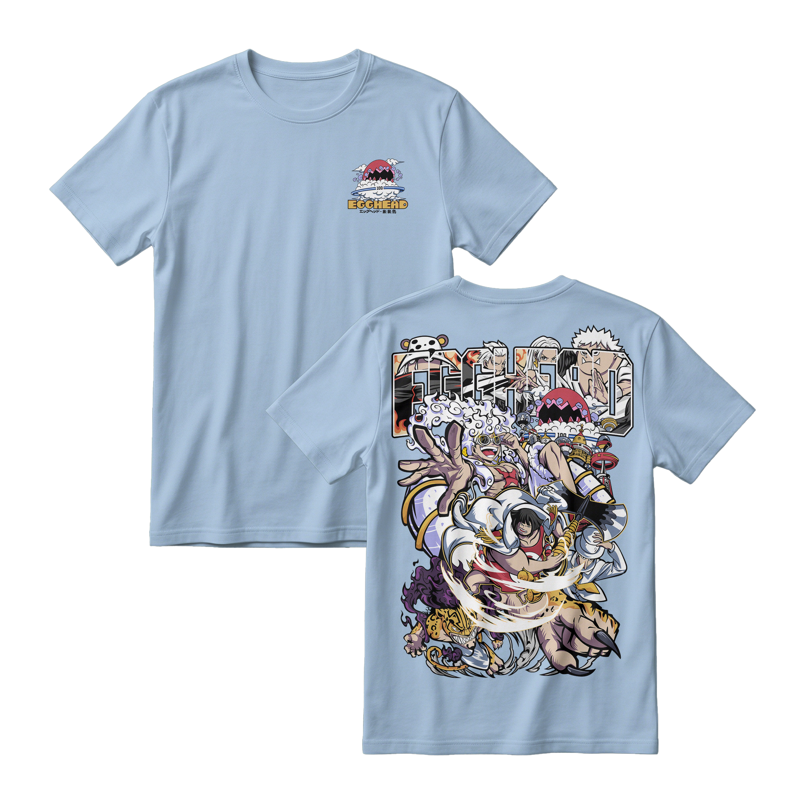 Anime One Piece Egghead Arc Short Sleeve Tee - RZM013