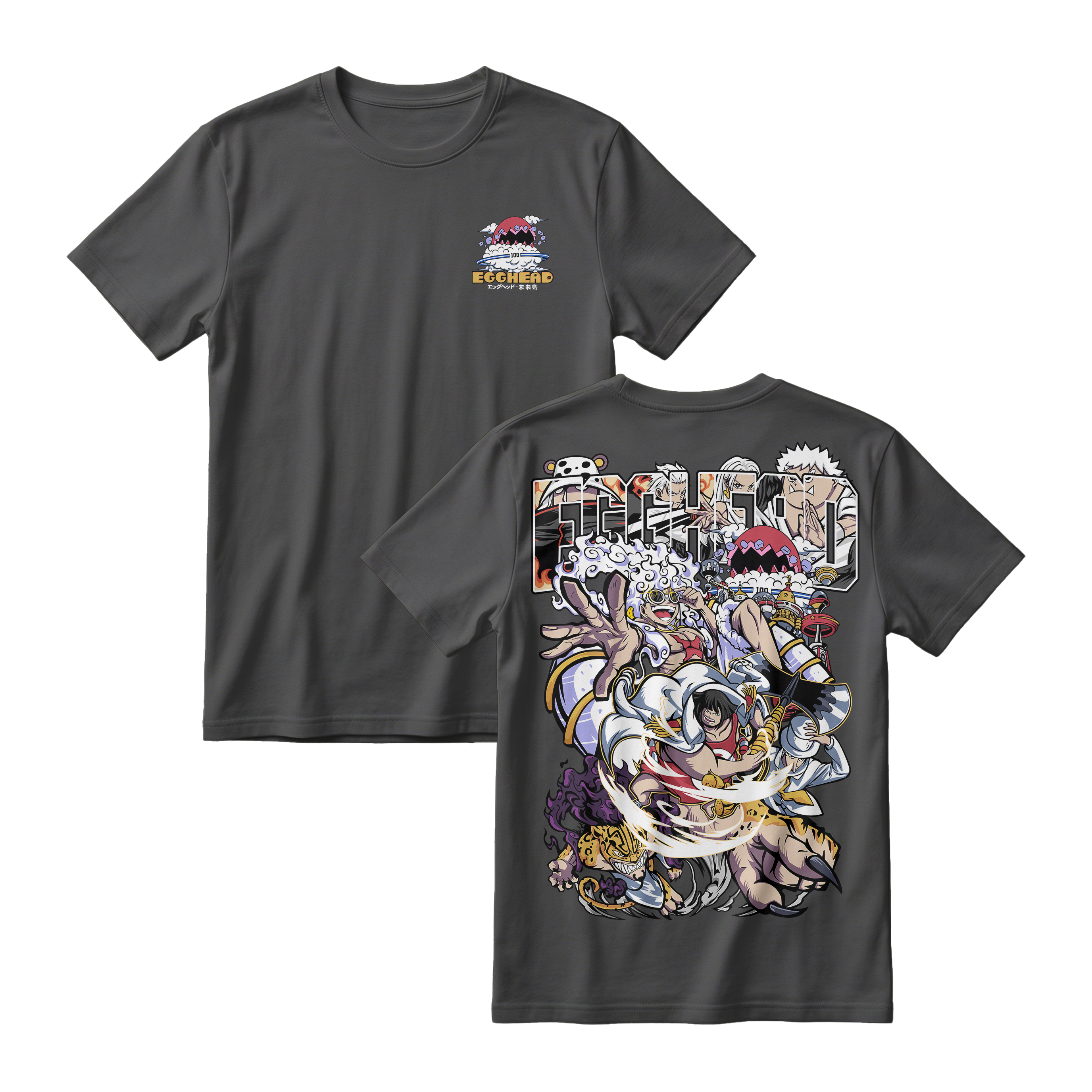 Anime One Piece Egghead Arc Short Sleeve Tee - RZM013