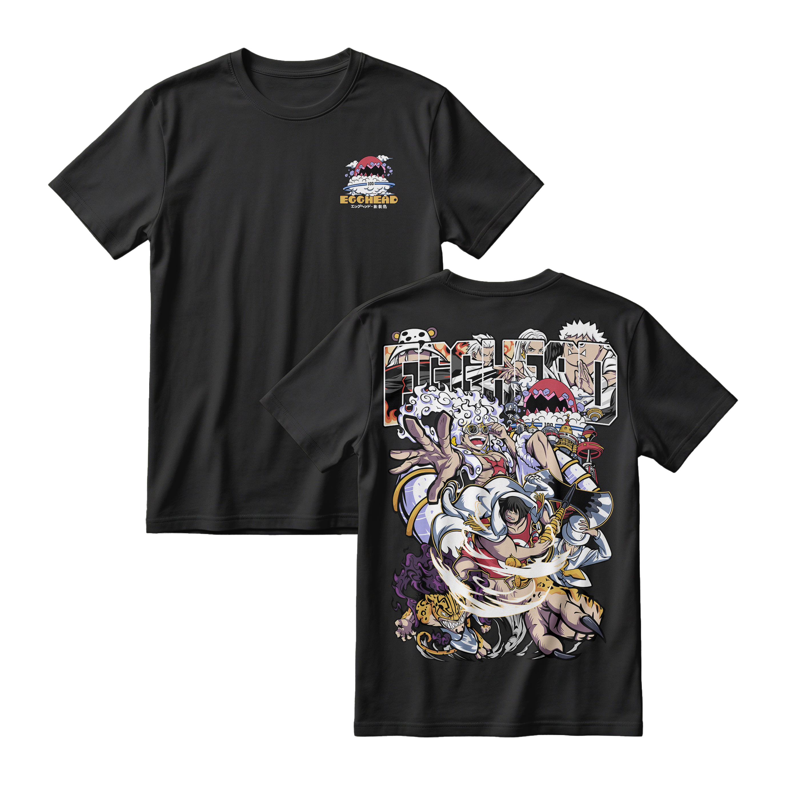 Anime One Piece Egghead Arc Short Sleeve Tee - RZM013