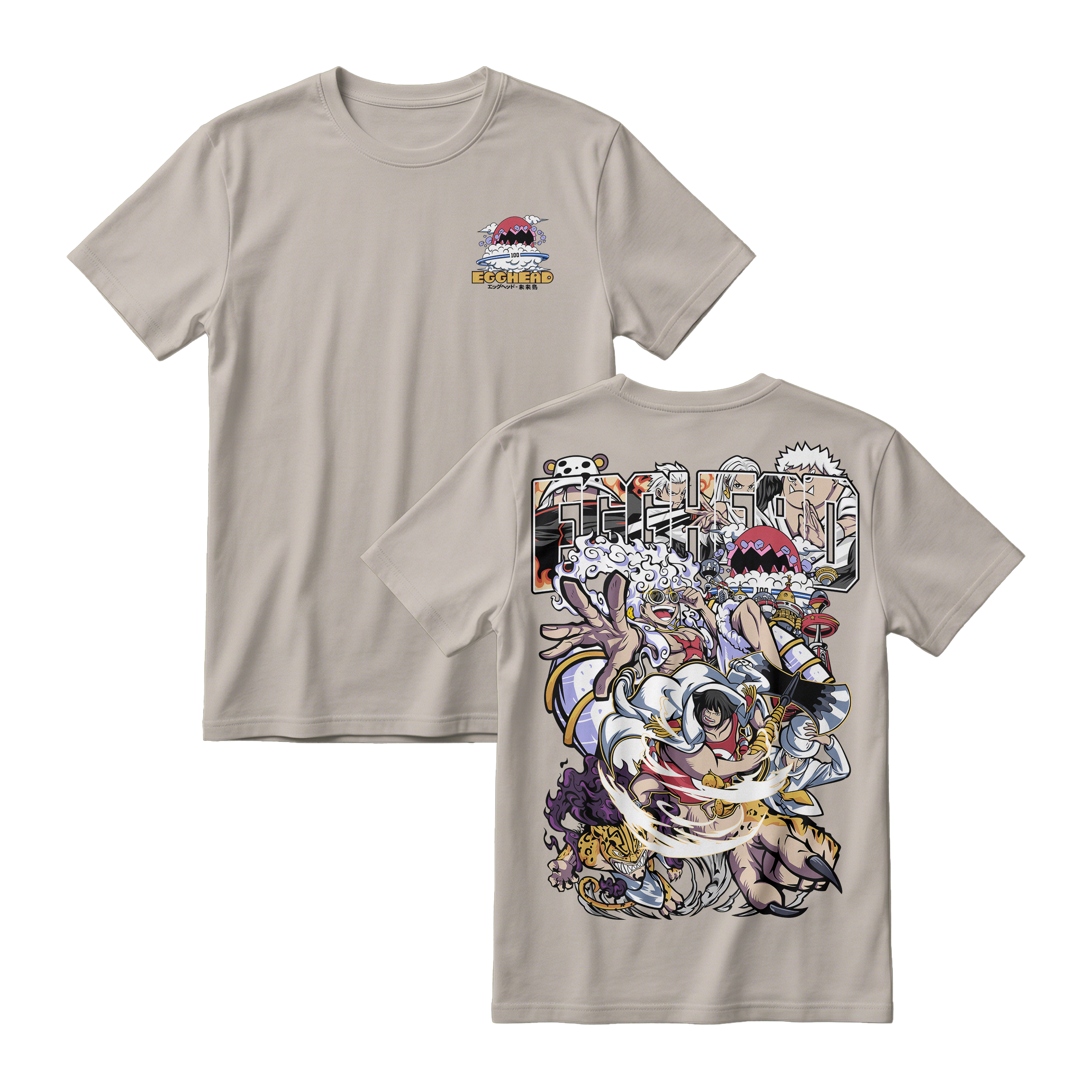 Anime One Piece Egghead Arc Short Sleeve Tee - RZM013