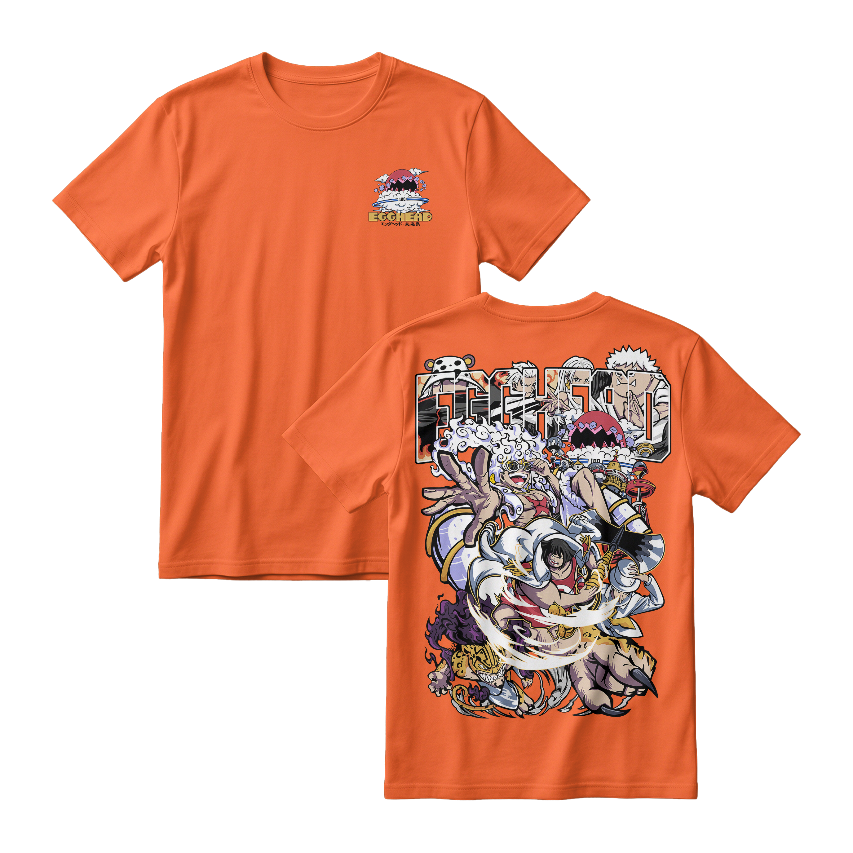 Anime One Piece Egghead Arc Short Sleeve Tee - RZM013