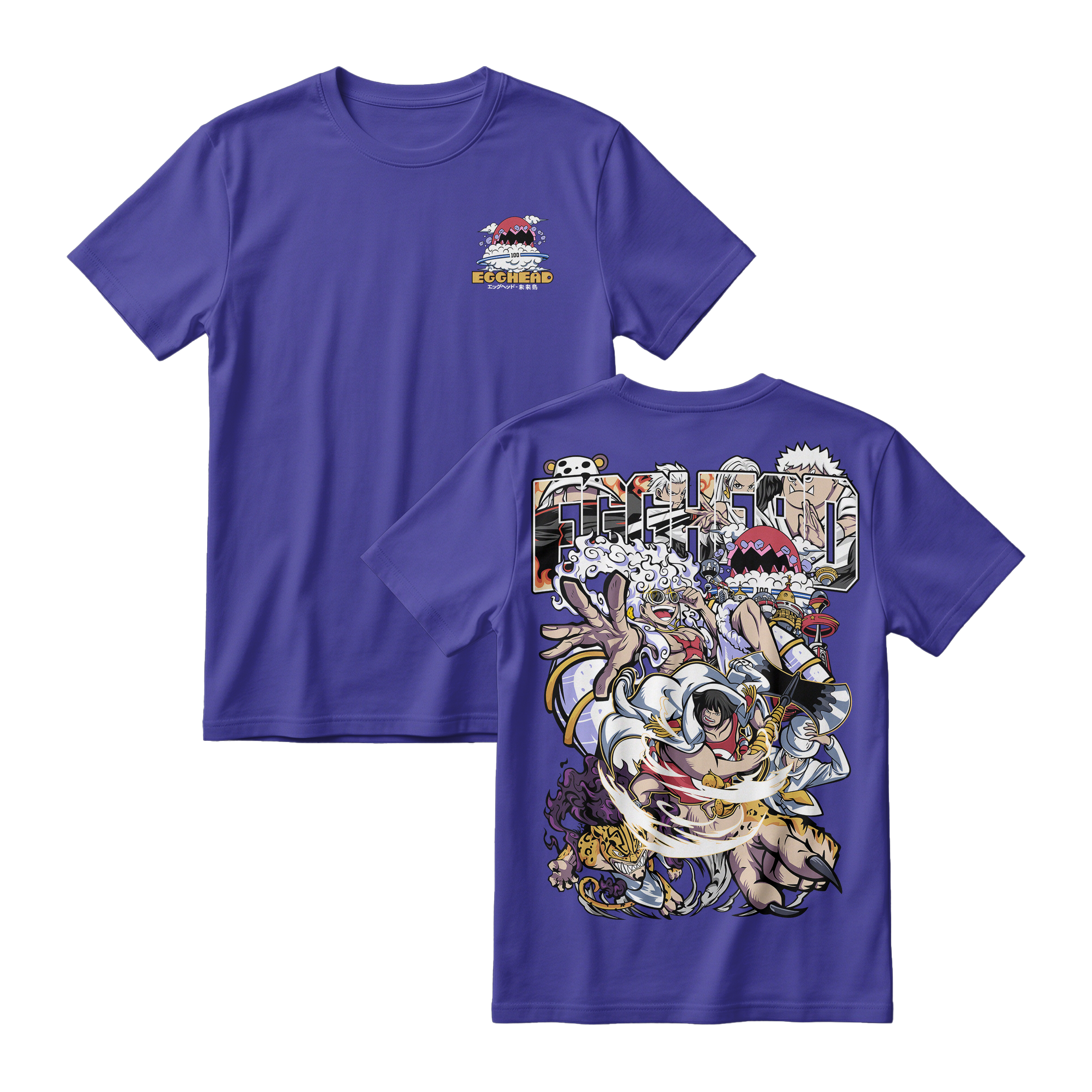 Anime One Piece Egghead Arc Short Sleeve Tee - RZM013