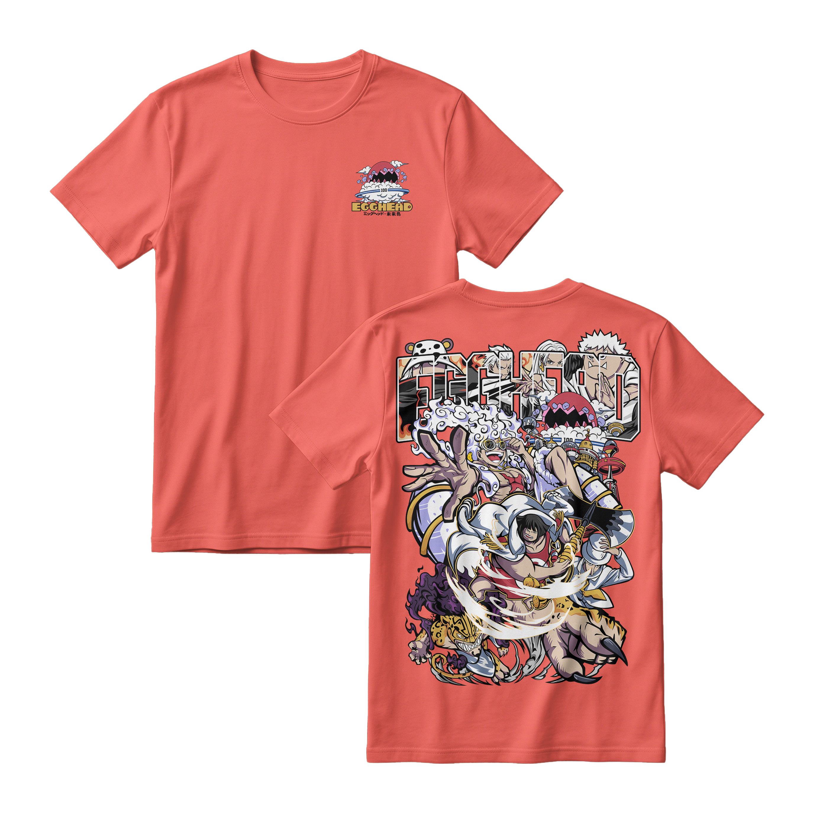 Anime One Piece Egghead Arc Short Sleeve Tee - RZM013