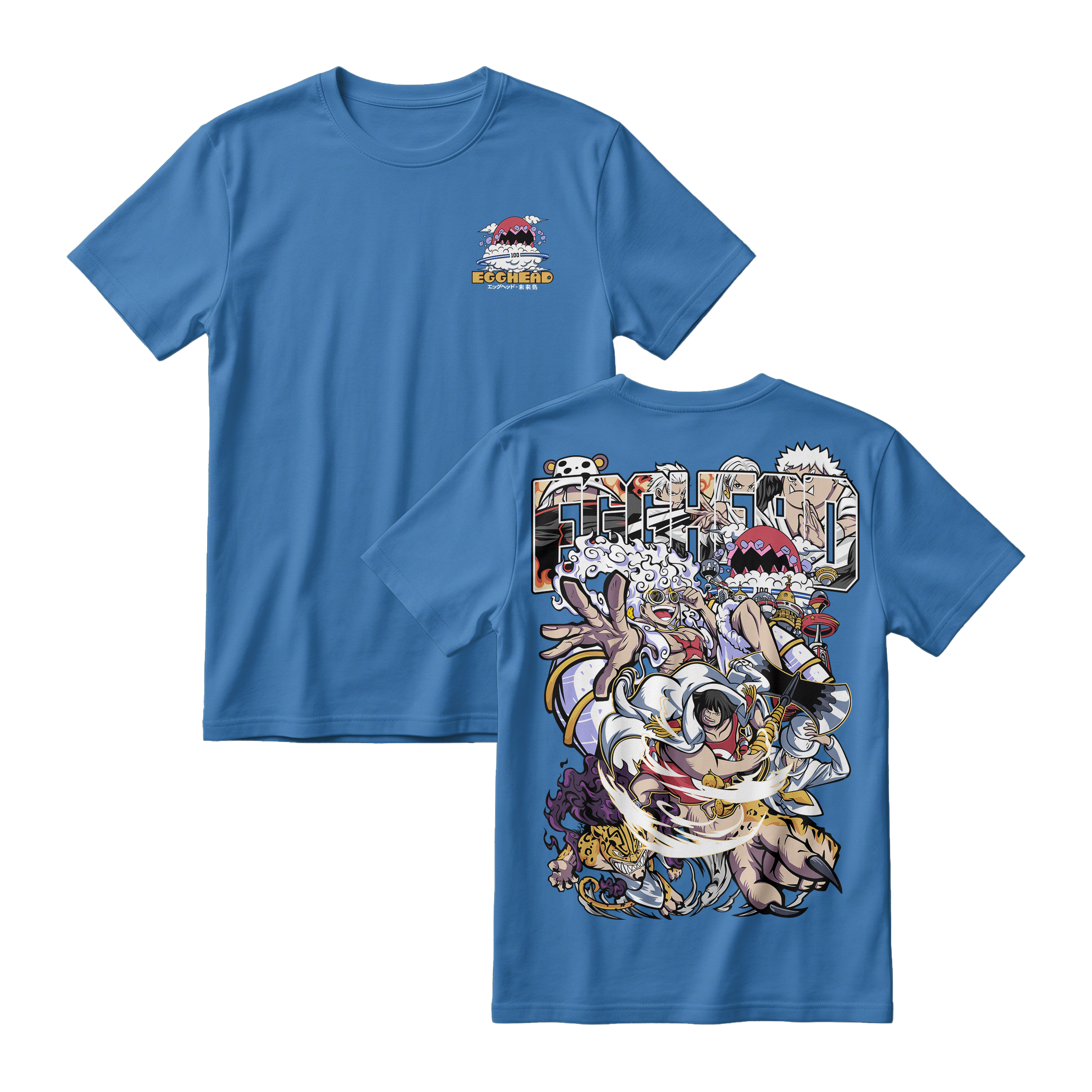 Anime One Piece Egghead Arc Short Sleeve Tee - RZM013