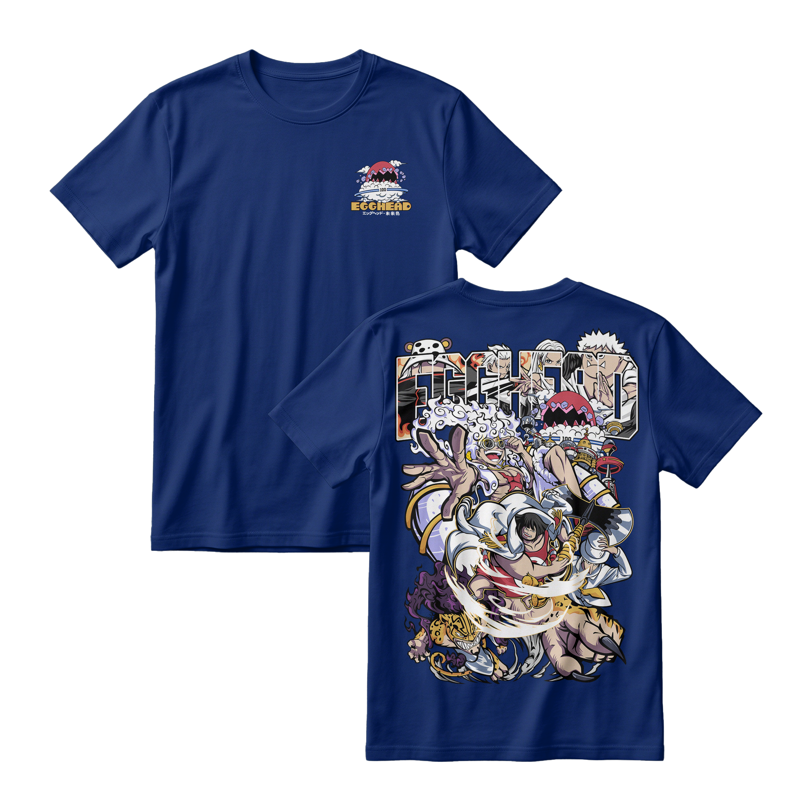 Anime One Piece Egghead Arc Short Sleeve Tee - RZM013
