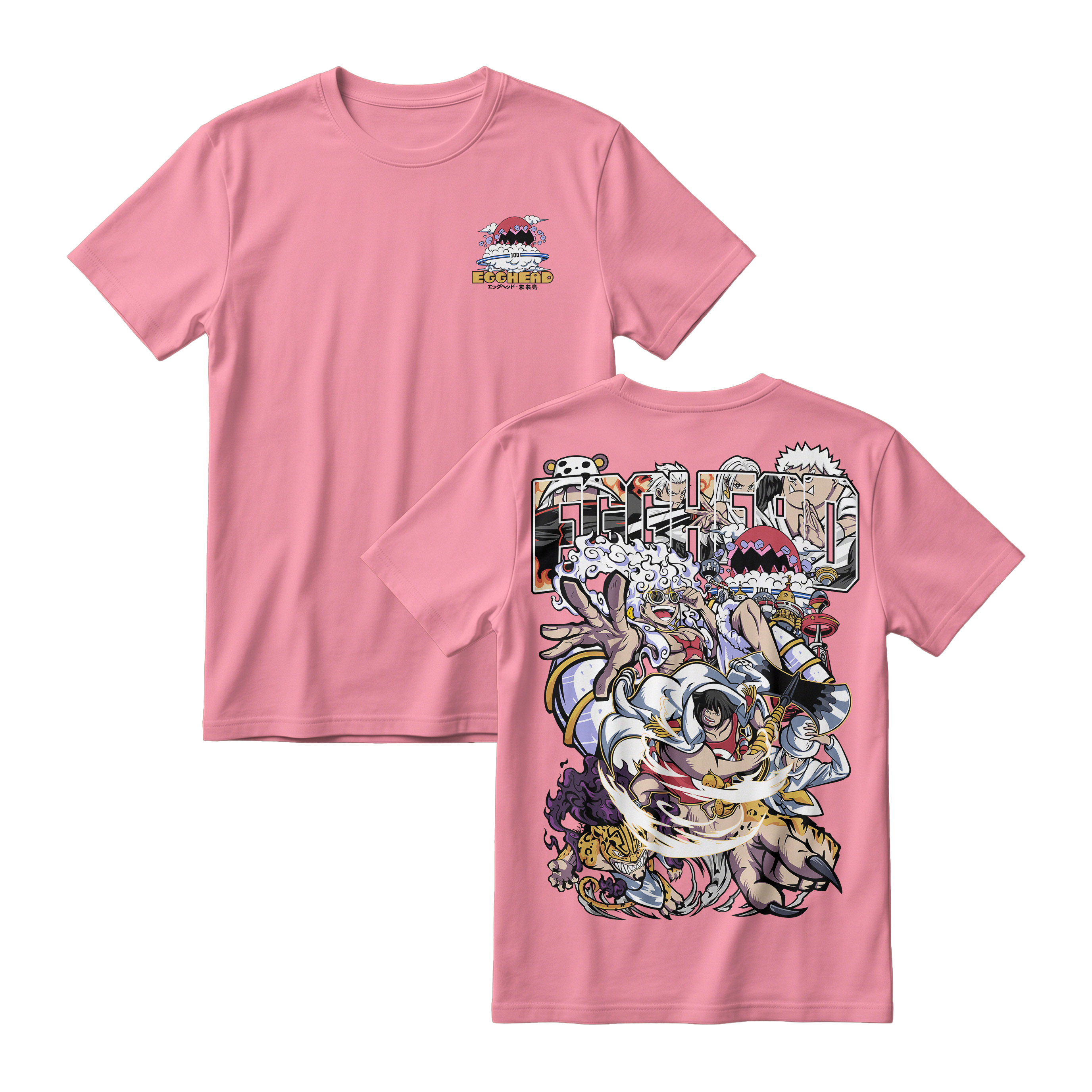 Anime One Piece Egghead Arc Short Sleeve Tee - RZM013